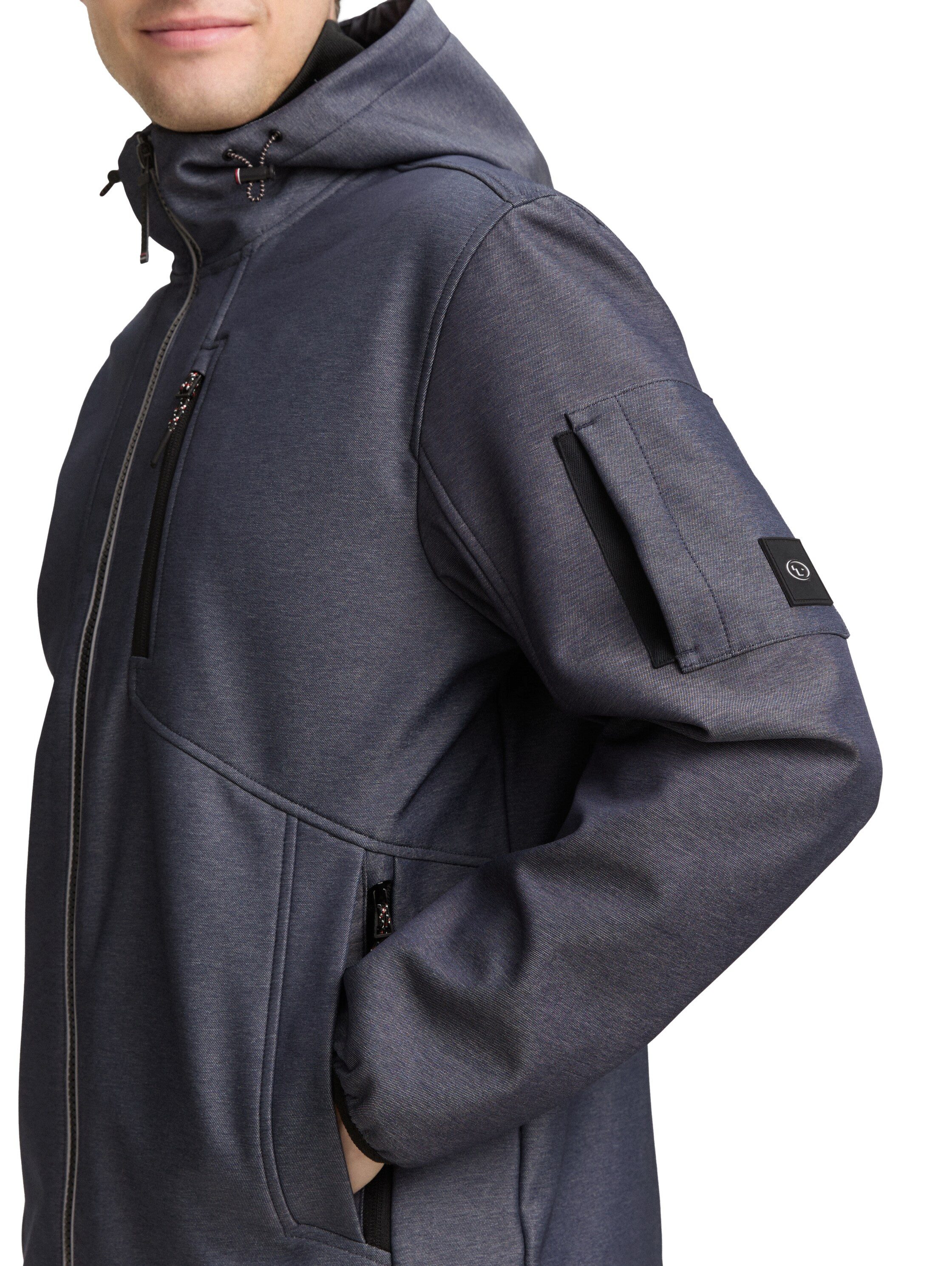 Tom Tailor Softshell-jack met een capuchon