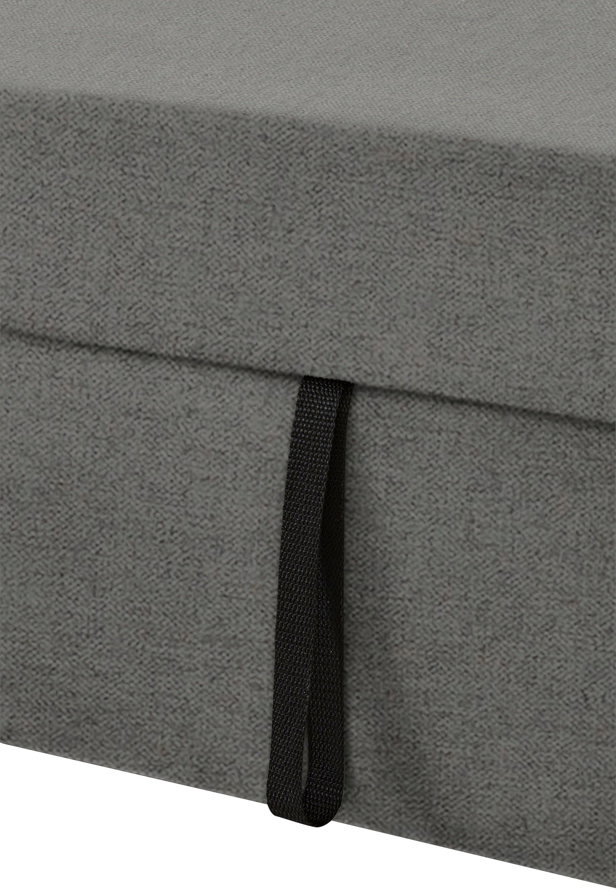 DOMO collection Hoekbank Franzi, tijdloos en elegant, moderne zittingstikking, L-Vorm