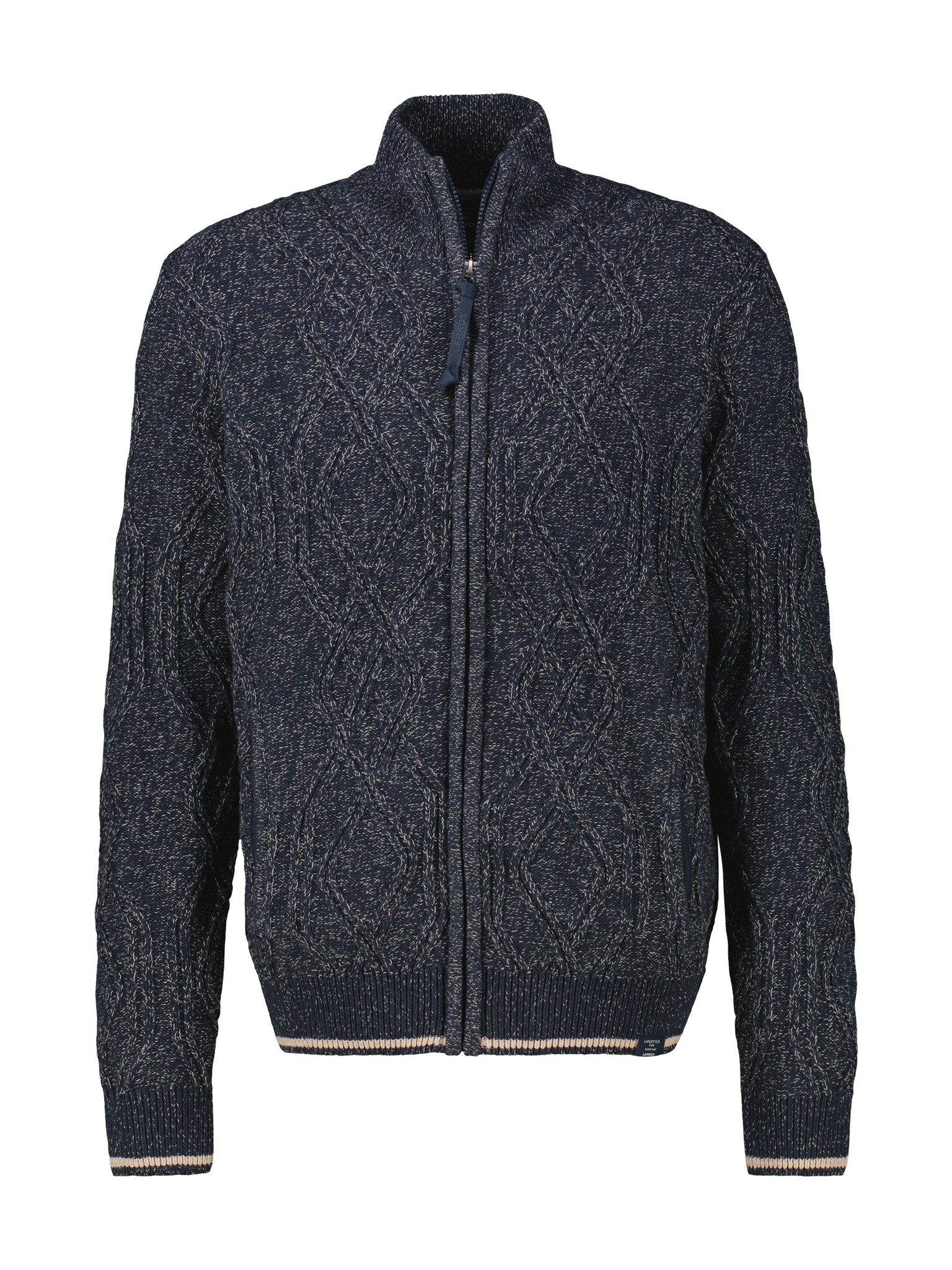 Lerros Vest met structuurpatroon