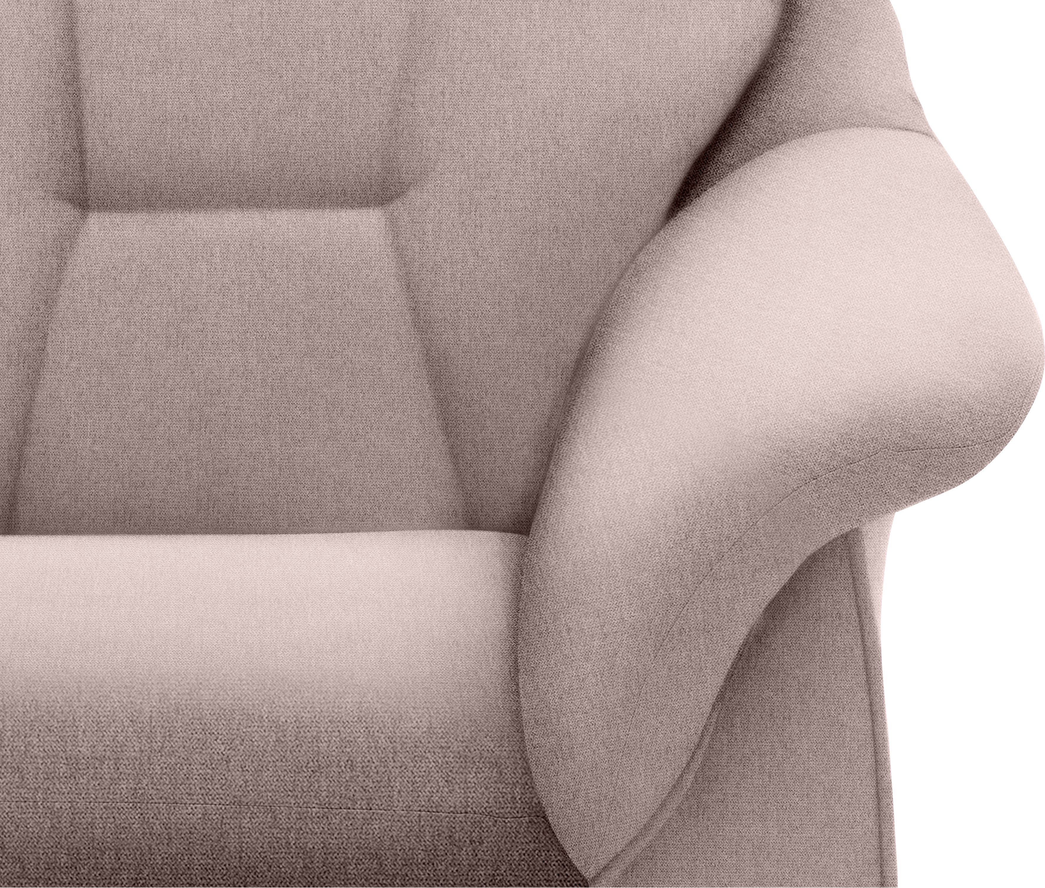 DOMO collection Fauteuil Faenza voor kleine ruimtes, tijdloos en elegant, compacte afmetingen