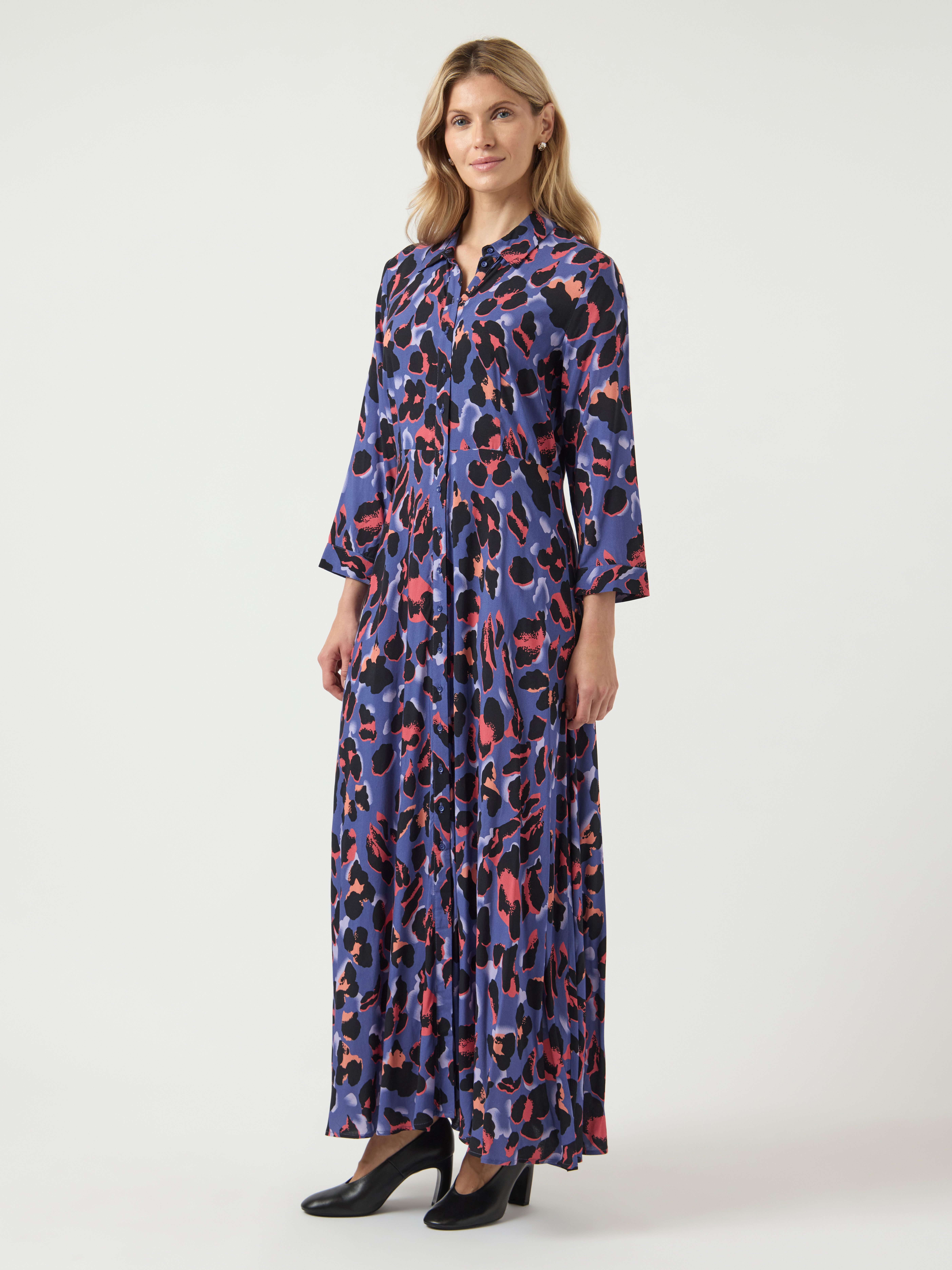Y.A.S Jurk met overhemdkraag YASSAVANNA LONG SHIRT DRESS