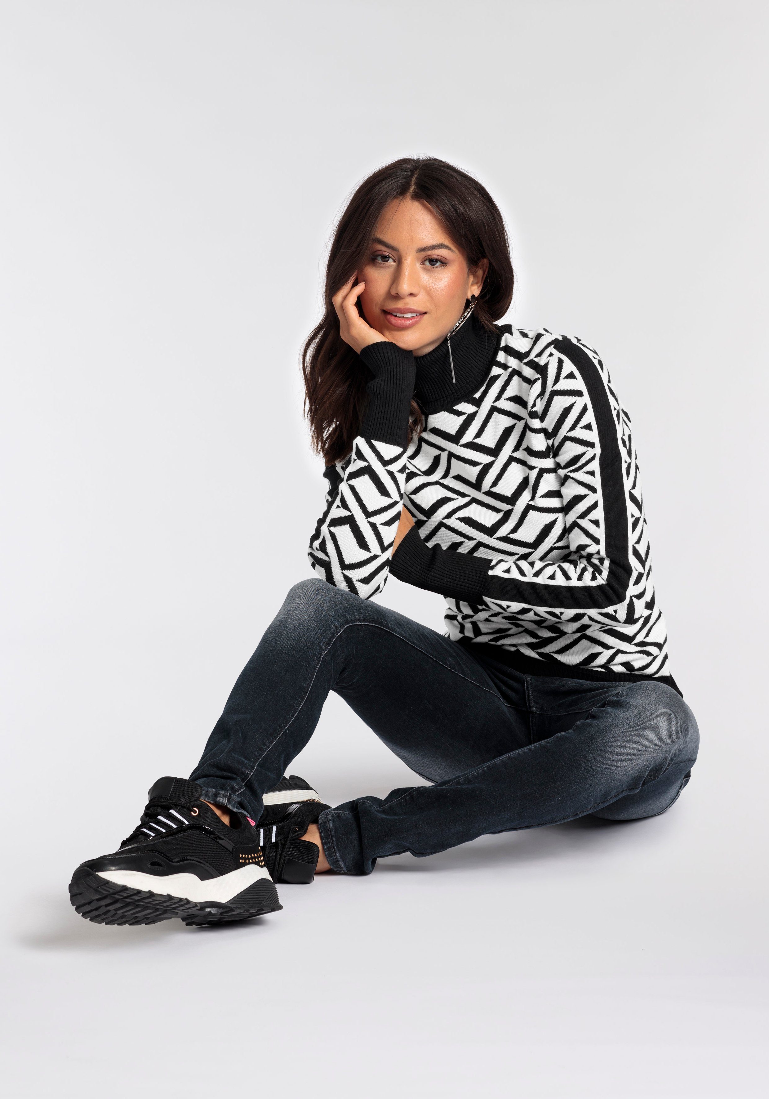 Melrose Coltrui met jacquardpatroon