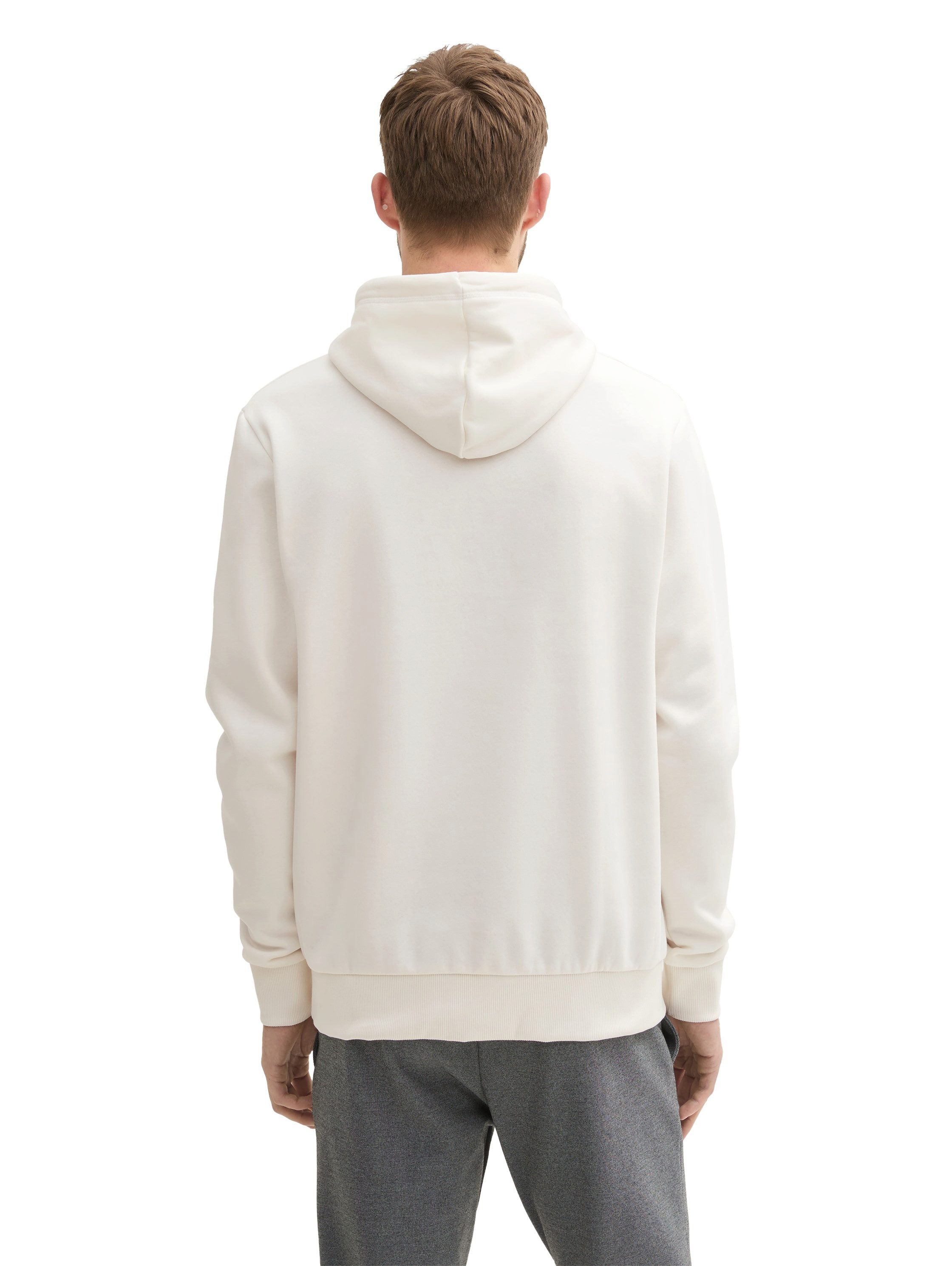 Tom Tailor Hoodie met grote logo-frontprint