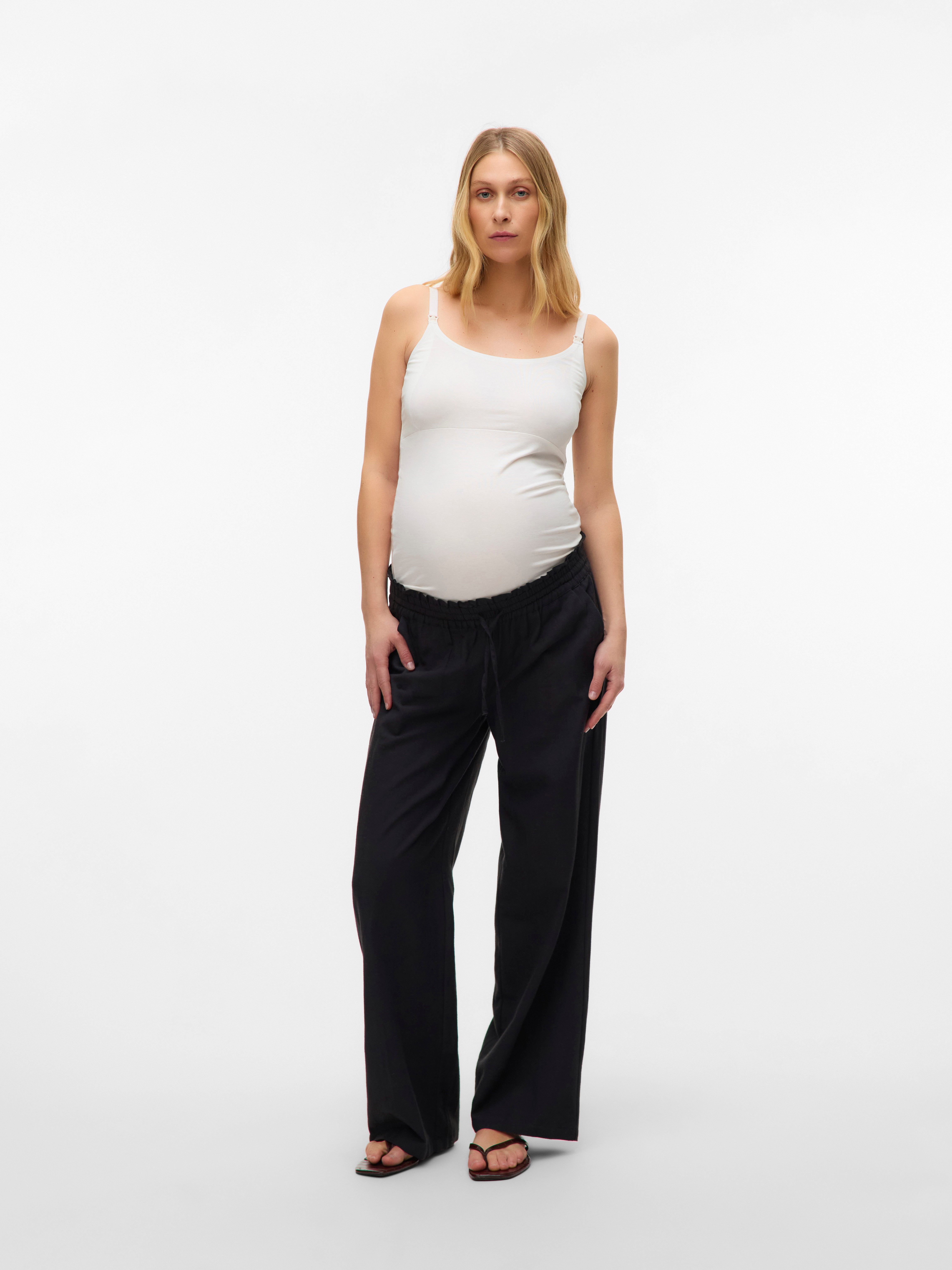 Mamalicious Zwangerschapstop MLKERRIE STRAP JRS TOP 2F 2-P NOOS (set 2-delig)