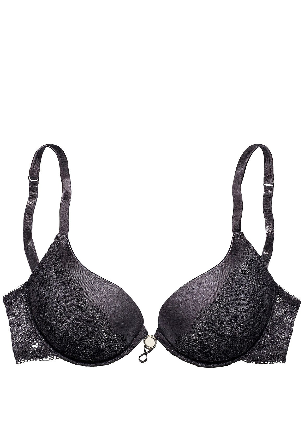 Lascana Push-up-bh middenvoor verstelbaar, dessous