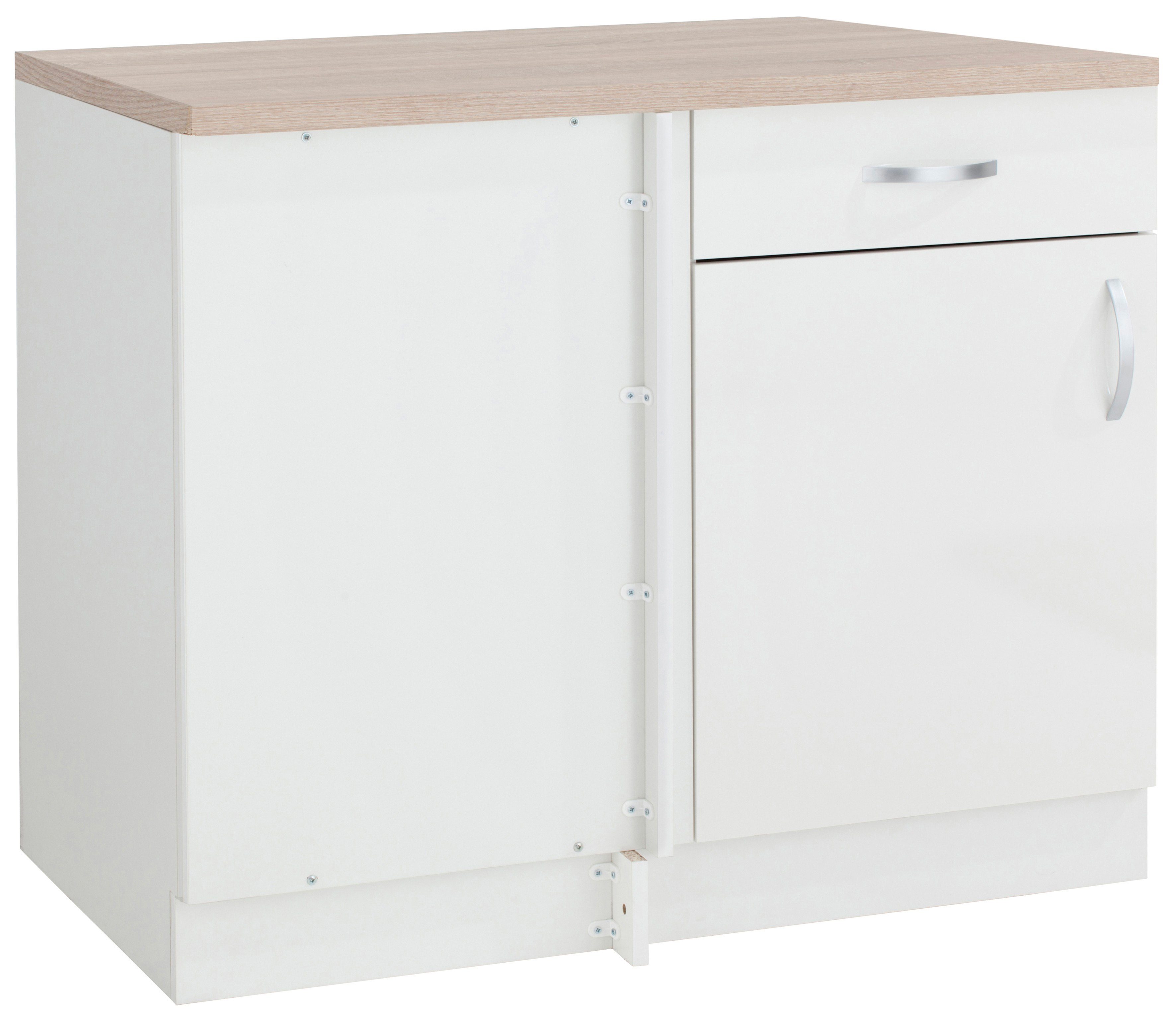 wiho Küchen Onderkast Flexi onderkasten wit