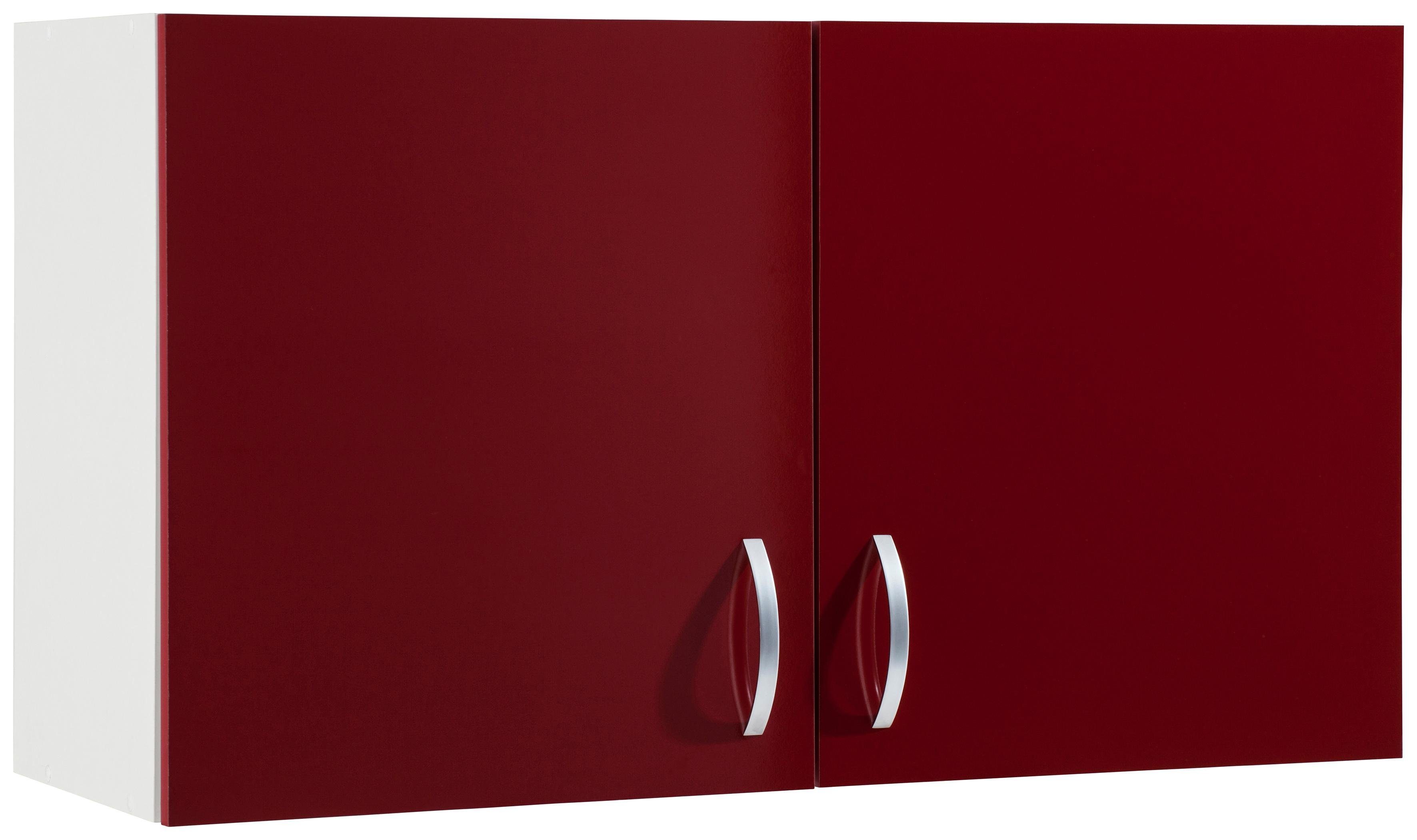 wiho Küchen Hangend kastje Flexi Breedte 100 cm breed opbergkasten rood