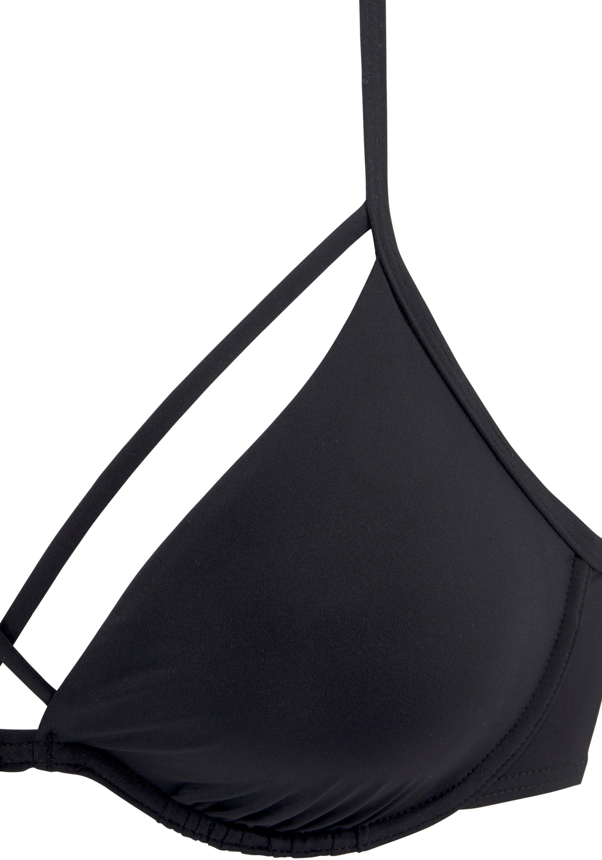 Lascana Bikinitop met beugels Shora met sierbandjes