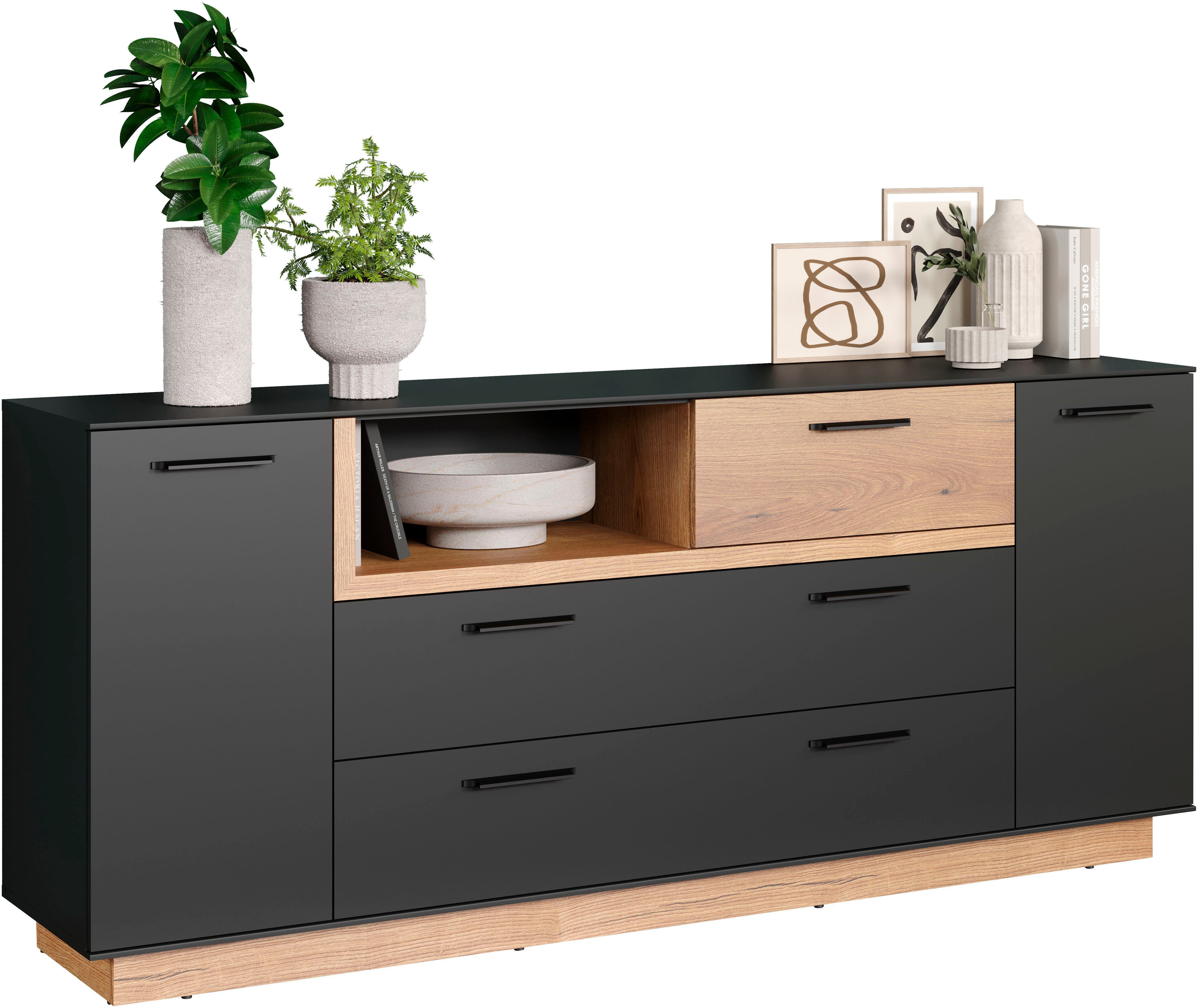 INOSIGN Dressoir Premont Commode, breedte 187 cm, met veel opbergruimte (1 stuk)
