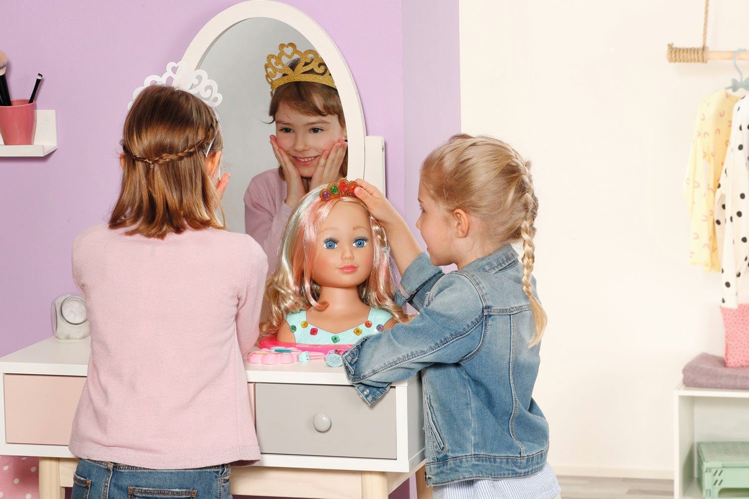 Baby Born Kaphoofd Sister styling head prinses