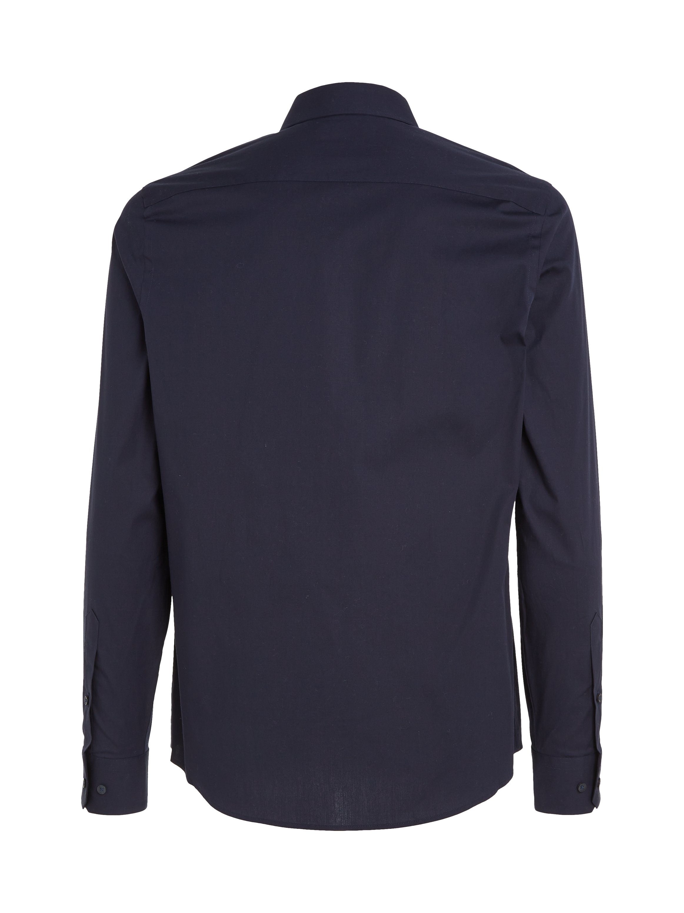 Calvin Klein Overhemd met lange mouwen SLIM FIT STRETCH POPLIN