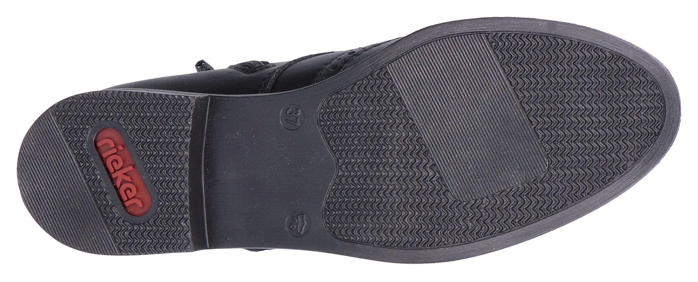Rieker Veterlaarsjes , veterschoenen, blokhak, met aanhaallus