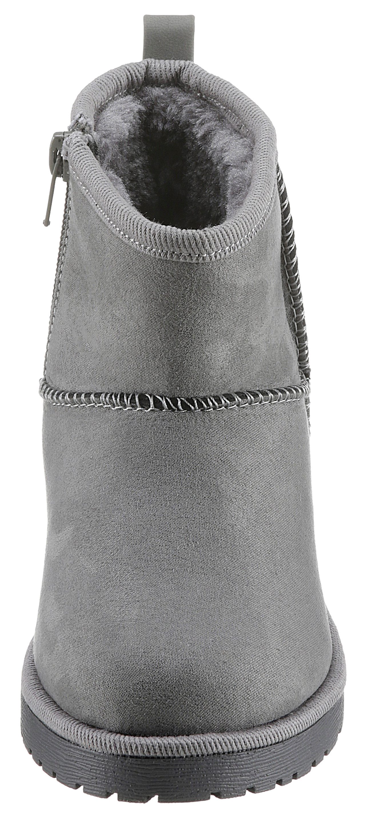 Levi's Kidswear Winterlaarzen LEVIS® NEW WAVE , winterlaarzen, ritssluitinglaarzen met knuffelig warm fleece