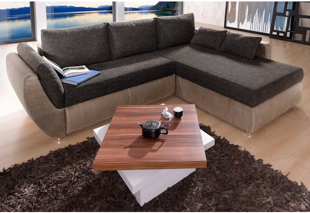 Salontafel met draaibaar tafelblad Salontafel met draaibaar tafelblad