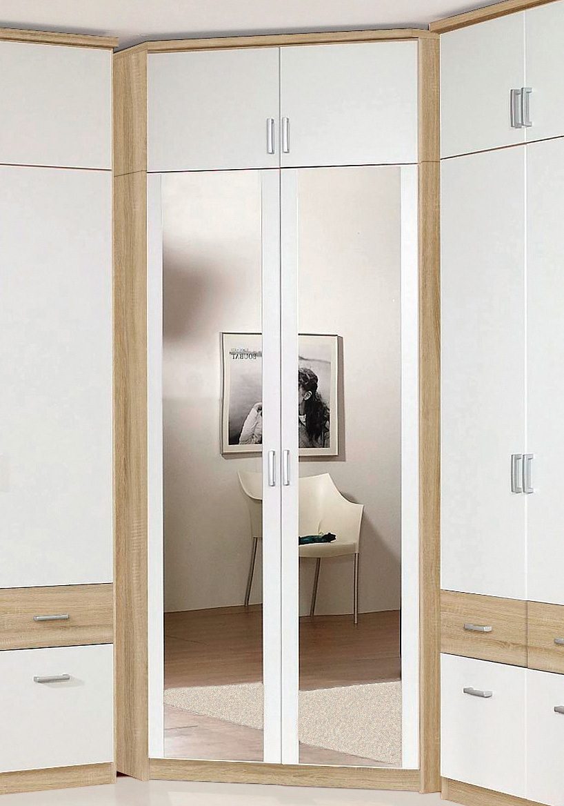 rauch Hoekkledingkast Bremen met 8 losse planken hoekkasten beige