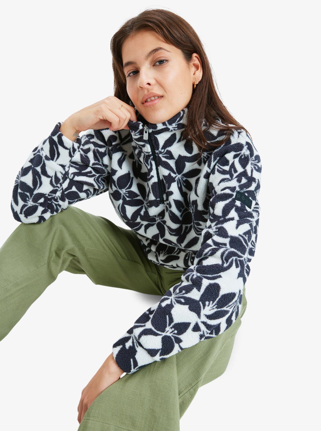 Roxy Tricot-fleecetrui Live Out Loud (1-delig)