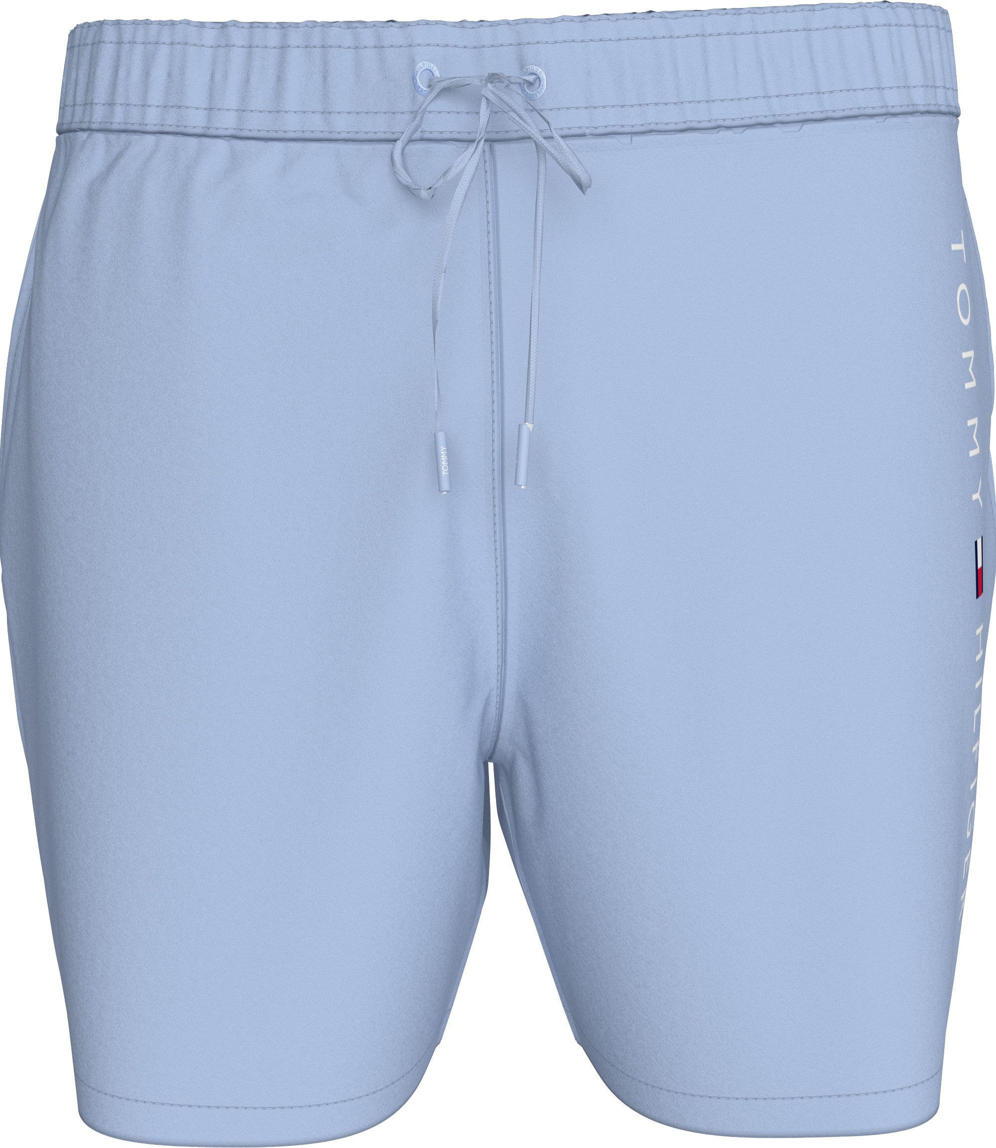 Tommy Hilfiger Swimwear Zwemshort MEDIUM DRAWSTRING met logoborduring op de heup