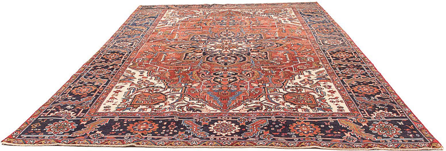 morgenland Wollen kleed Heriz medaillon 330 x 253 cm Uniek exemplaar met certificaat