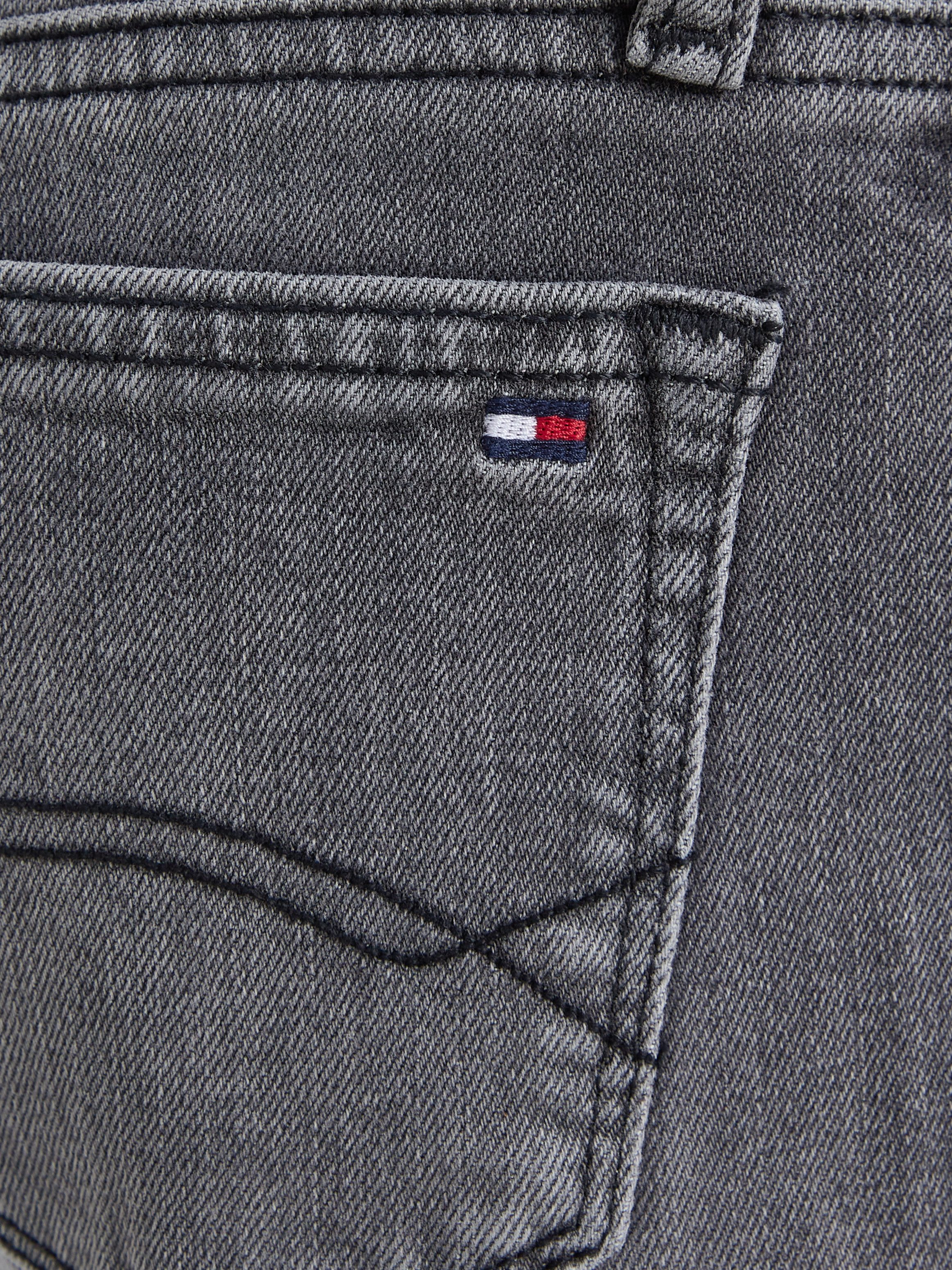 Tommy Hilfiger Skinny fit jeans NORA SKINNY MID GREY WASH DENIM Kinderen tot 16 jaar met logo-opdruk