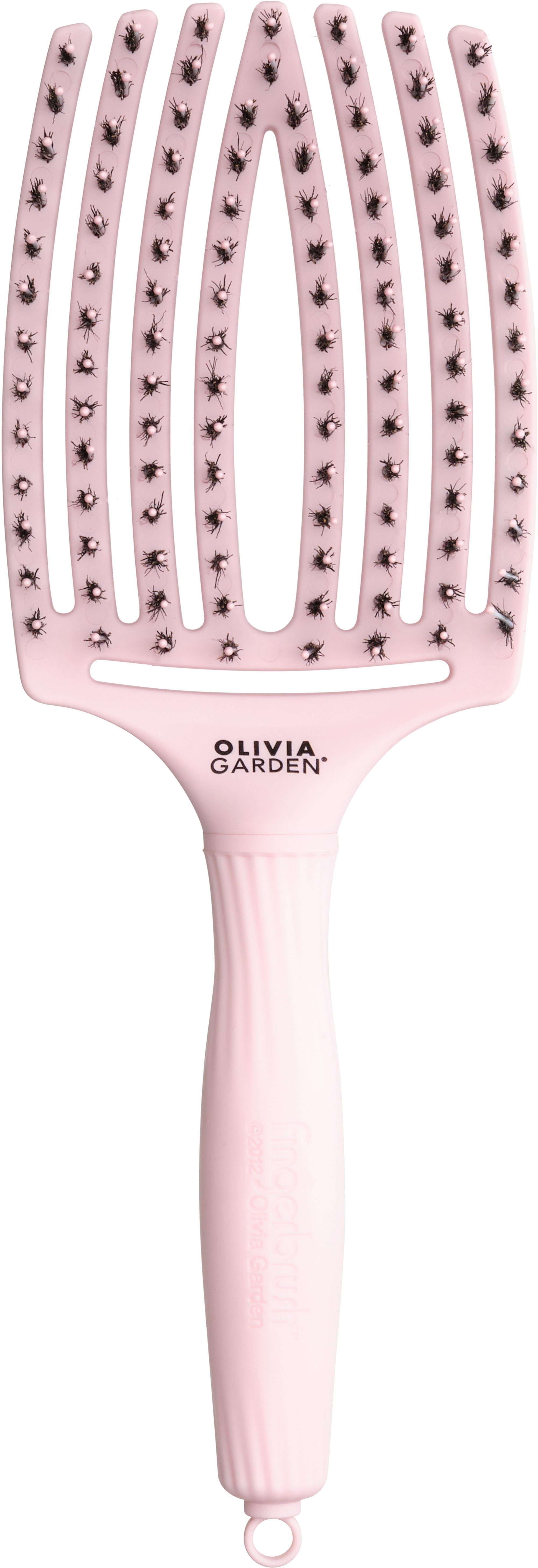 OLIVIA GARDEN Haar ontwarrende borstel Fingerbrush Combo Pink large