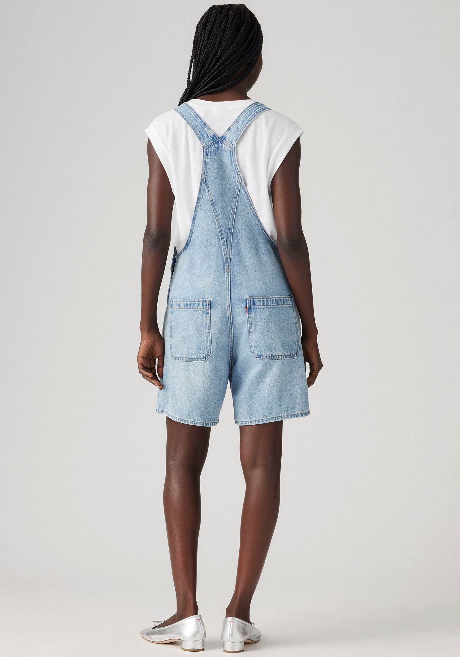 Levi's® Tuinbroek UTILITY SHORTALL in five-pocketsstijl