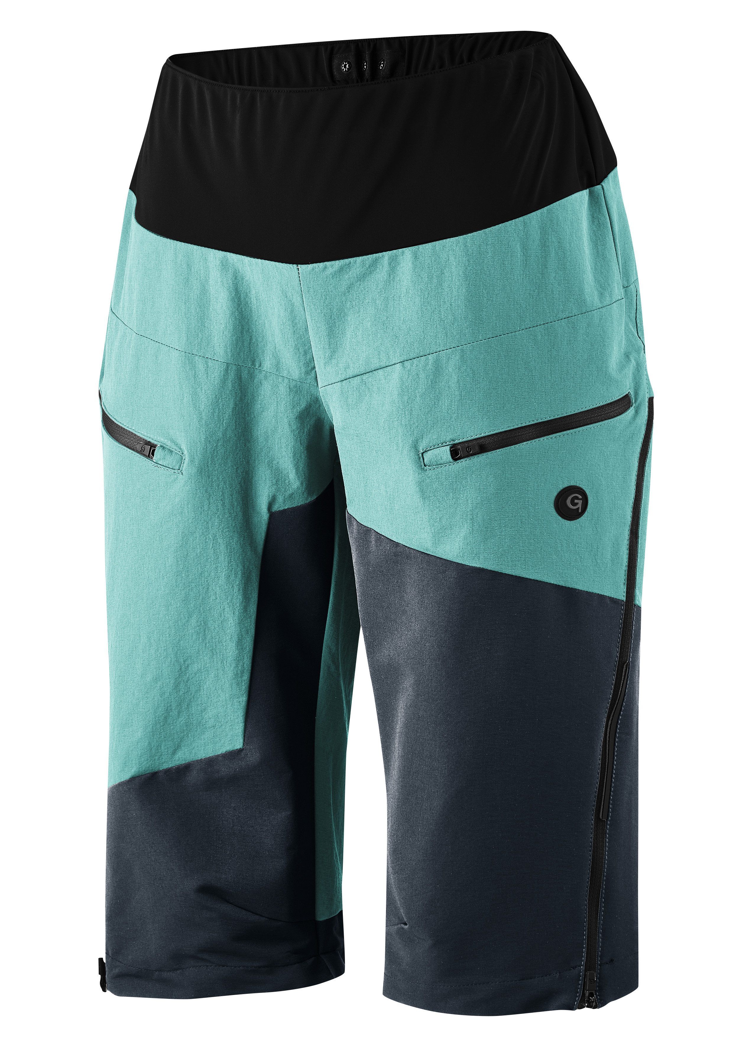 Gonso Fietsbroekje LOMASO Heren fiets-short MTB fietspants met zitkussen flexibele taille