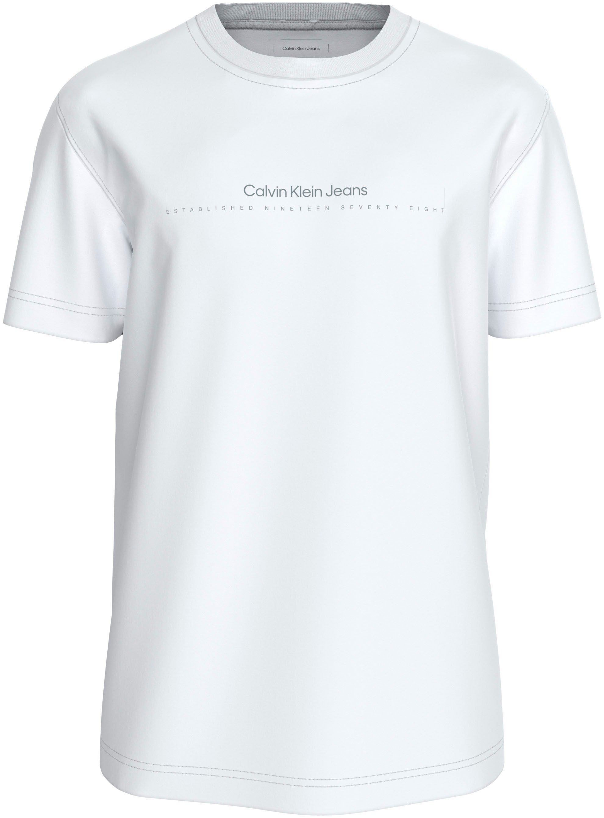 Calvin Klein Shirt met ronde hals MINIMAL LOGO TEE