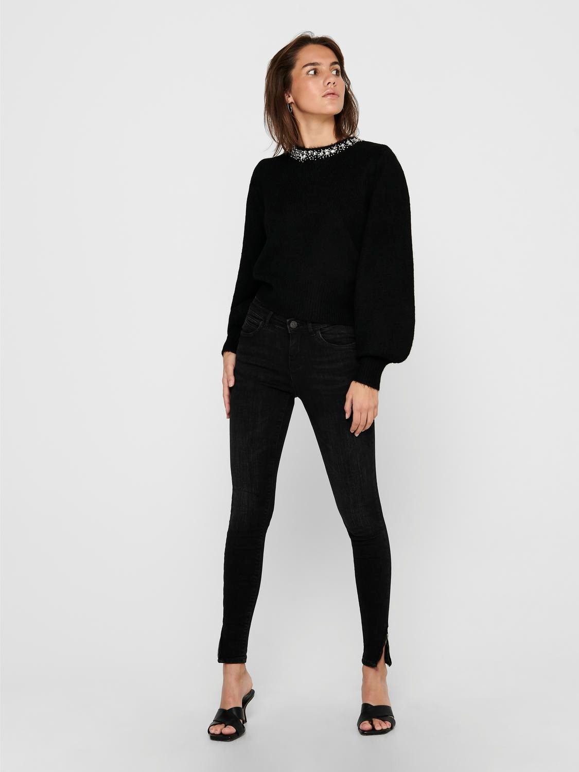 Only Gebreide trui ONLELSA L/S PULLOVER KNT NOOS