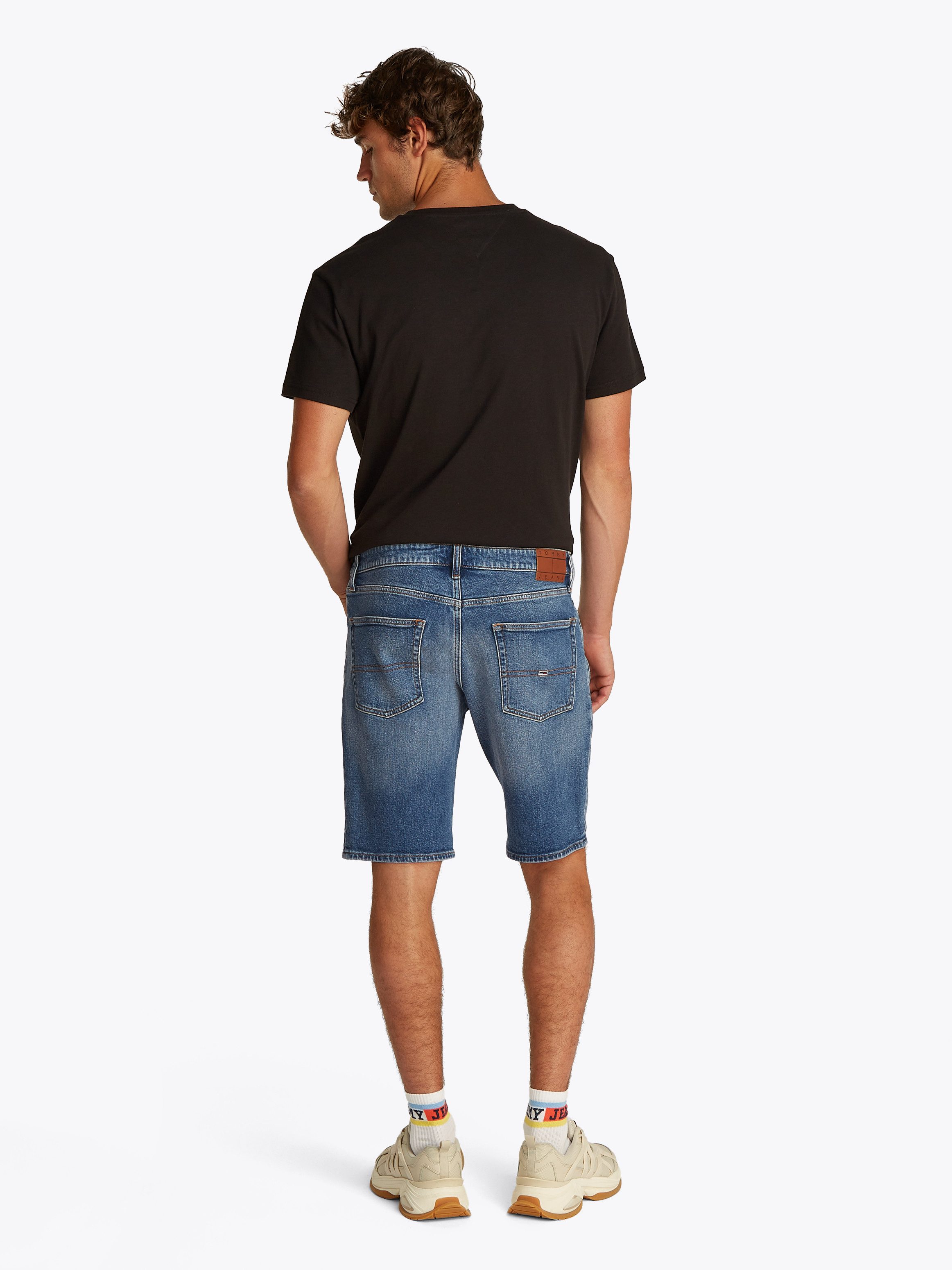 TOMMY Jeansshort SCANTON SHORT Met riemlussen