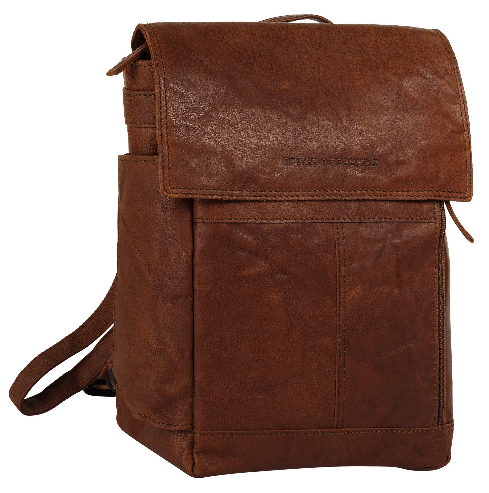 Spikes & Sparrow Laptoprugzak echt leder