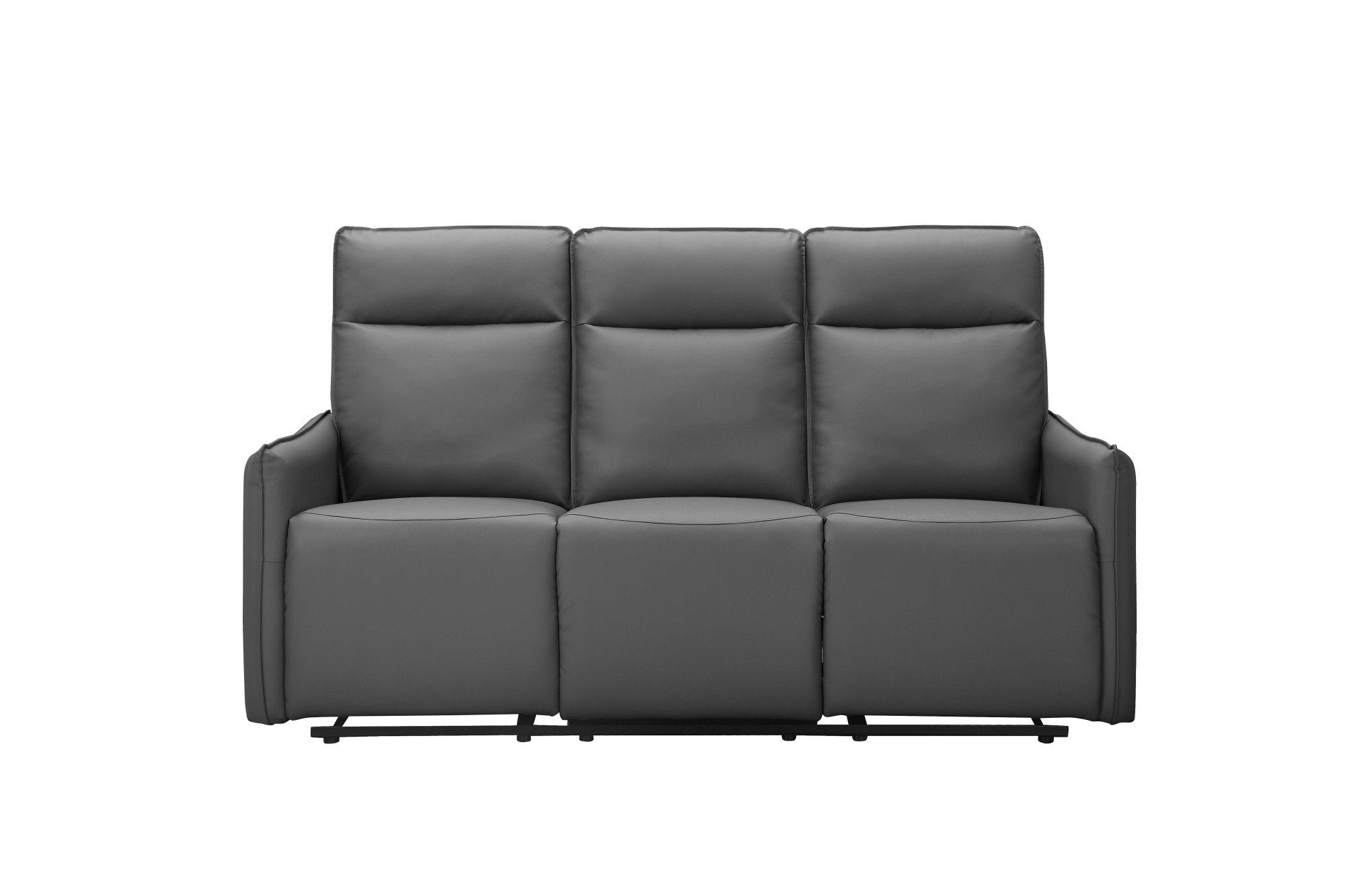 Dorel Home 3-zitsbank Lugo, bioscoopbank met relaxfunctie in kunstleer en geweven stof