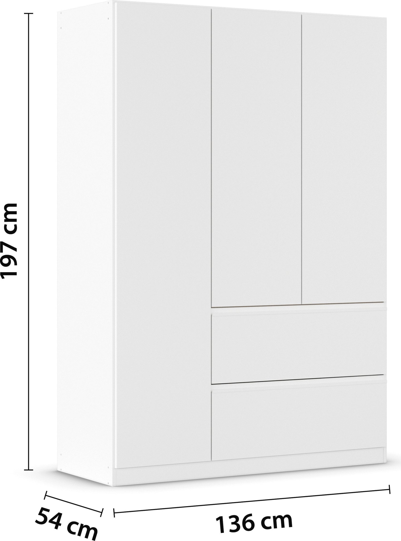 rauch Tienerkamerset Compleet kamer slaapkamer set (4-delig) tienerkamer set JOEL (set, 4-delig)
