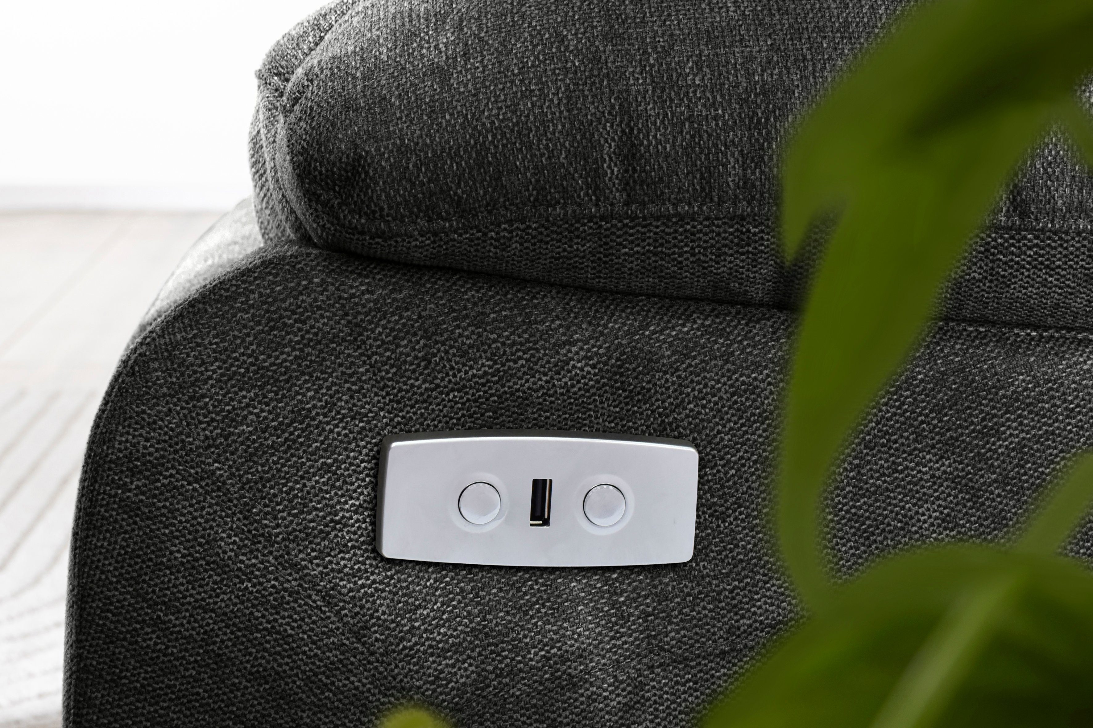Home affaire 2-zitsbank Lannilis met handmatige en elektrische relaxfunctie