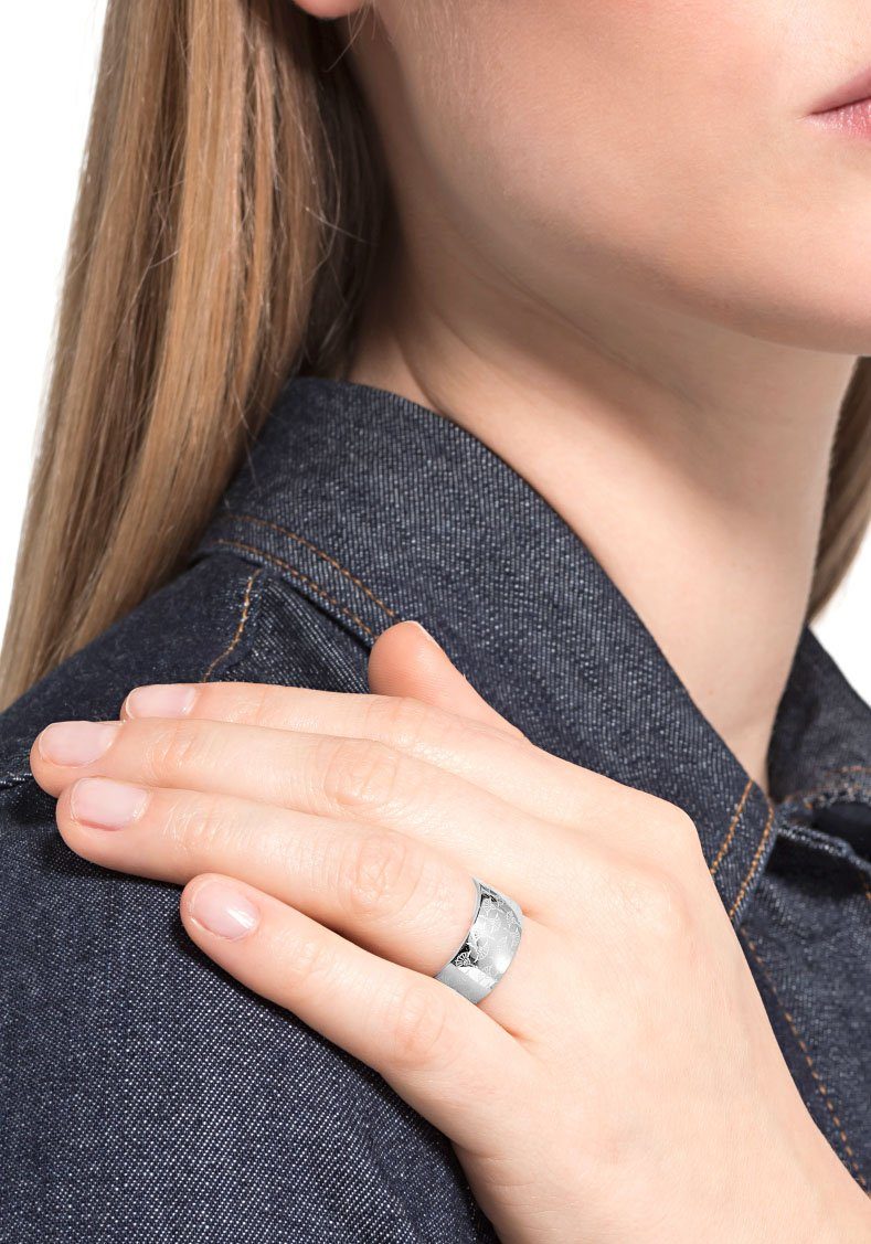 Joop! Ring Sieraad cadeau ring korenbloem, breed - eyecatcher