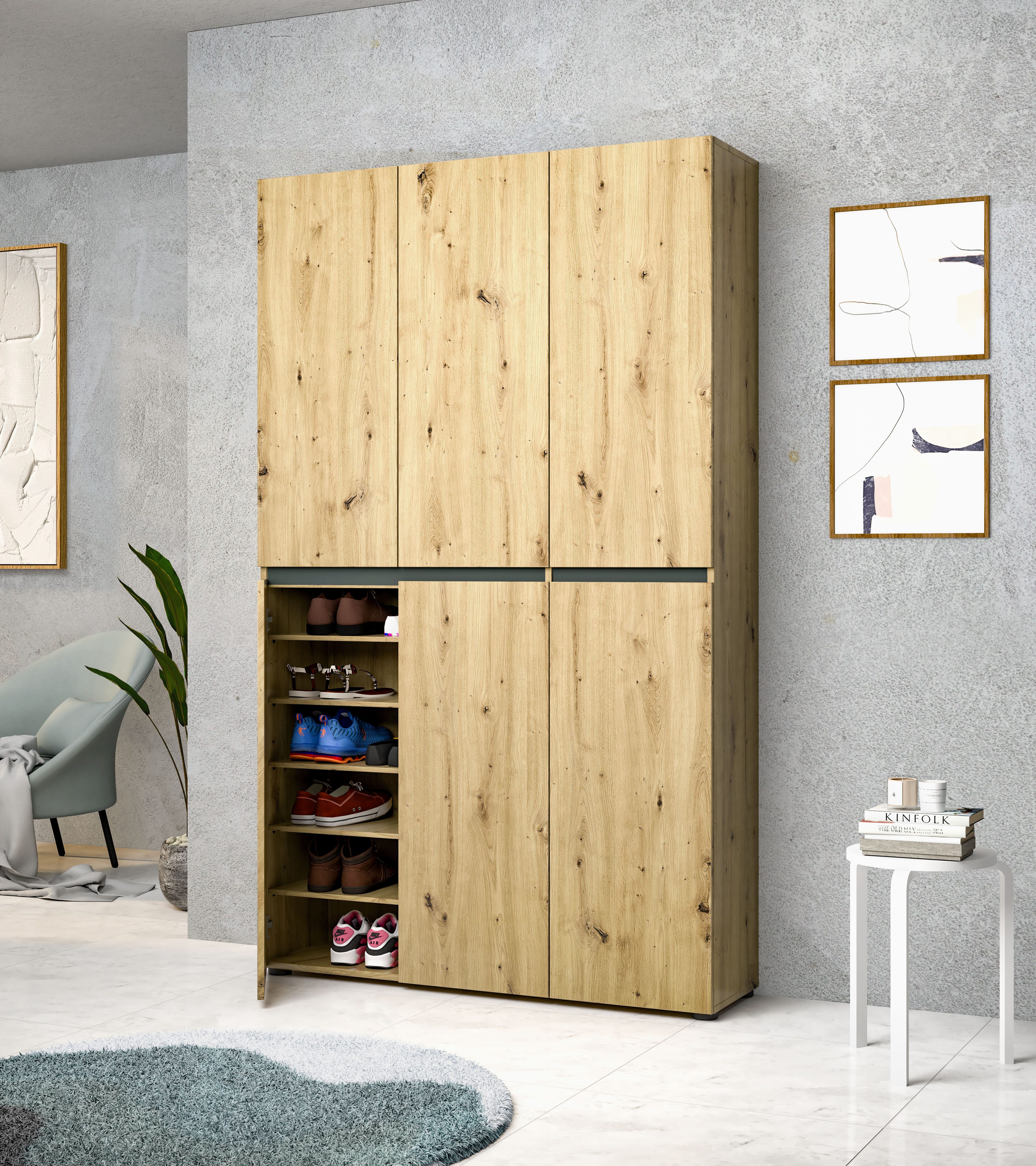 INOSIGN Schoenenkast Mister Breedte 120 cm, hoogte 200 cm, 6 deuren