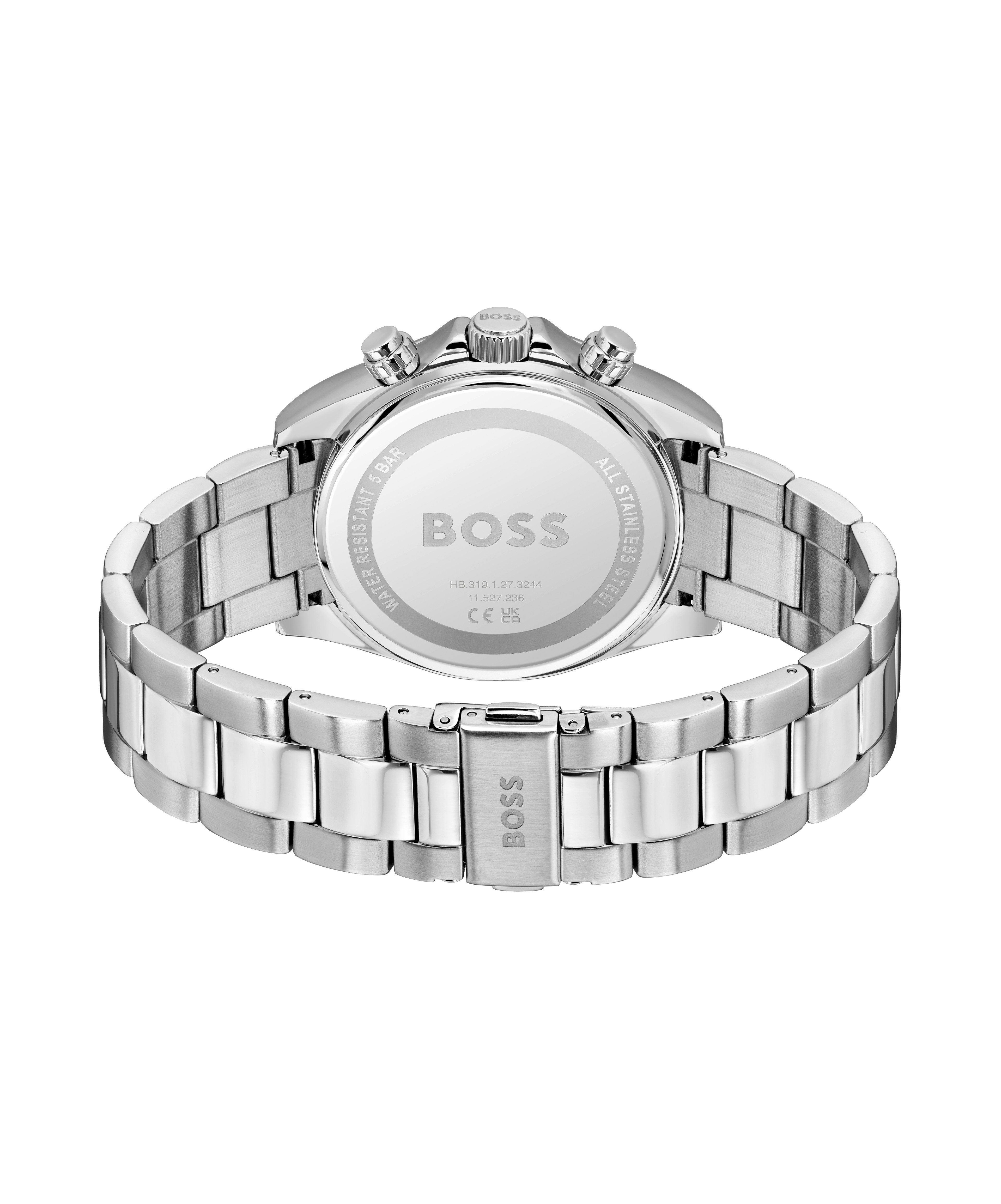 Boss Chronograaf HERO 2.0 Quartzhorloge, horloge, herrenuur, roestvrijstalen band, analoog, dag