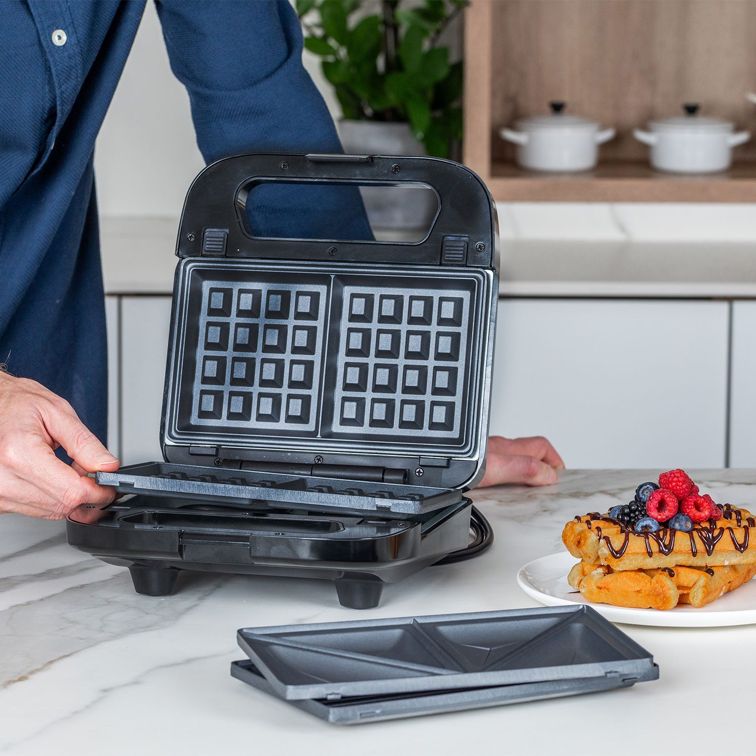 Black + Decker 3-in-1-sandwichmaker BXSA754E/ ES9680170B