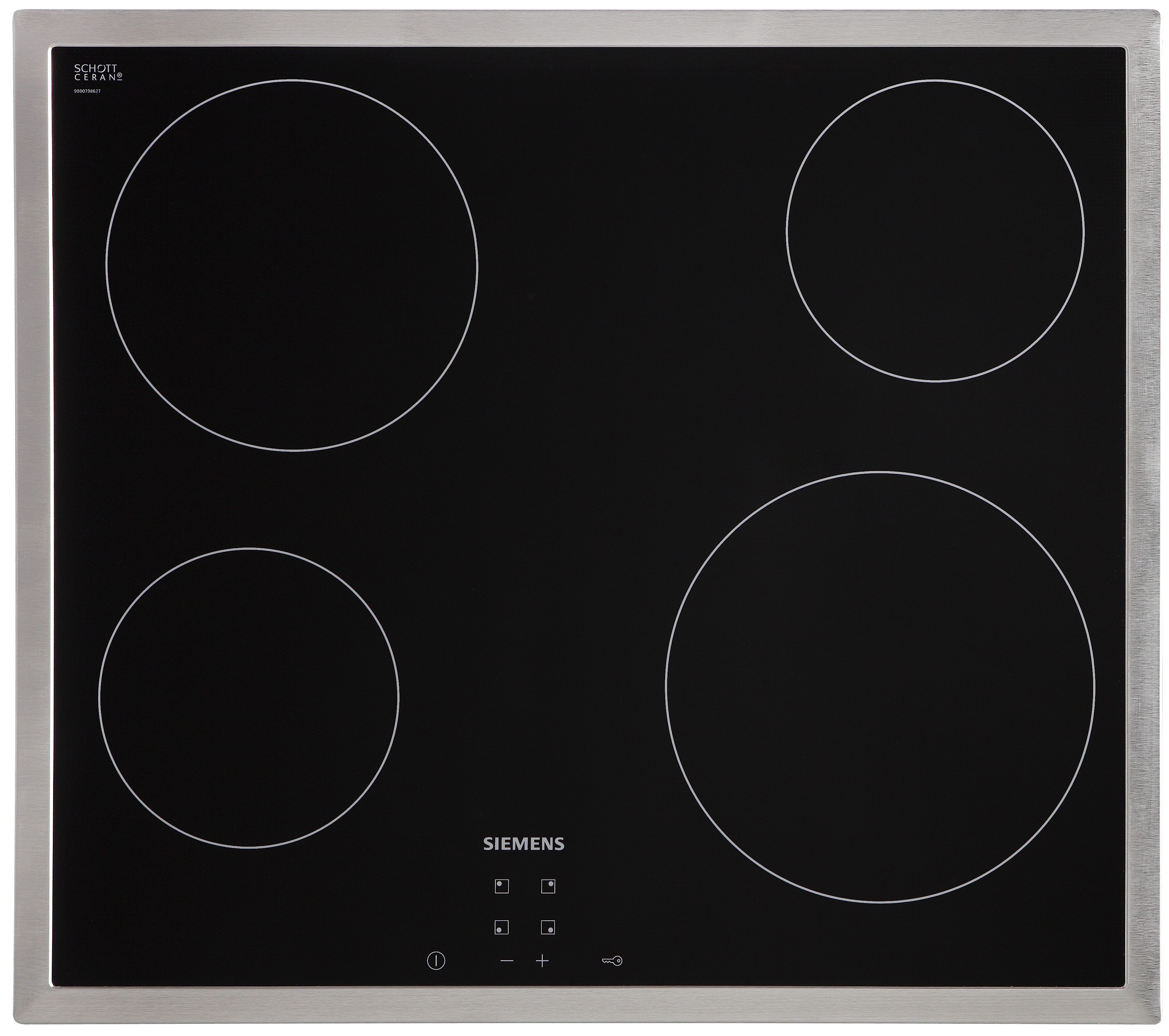 SIEMENS Elektrische kookplaat van SCHOTT CERAN® ET645HE17 met bedieningsdisplay