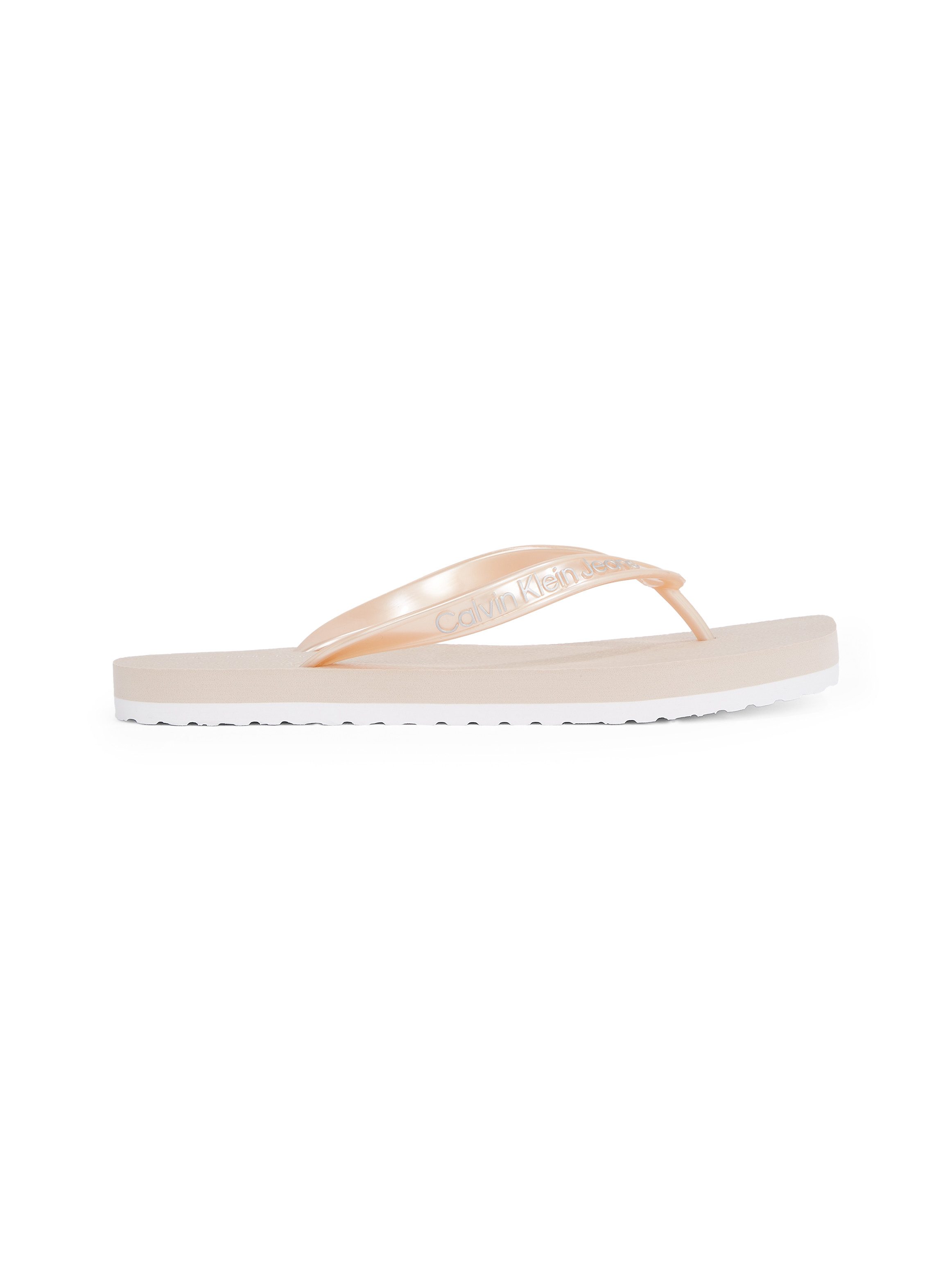 Calvin Klein Teenslippers THONG+ TPU METALLIC
