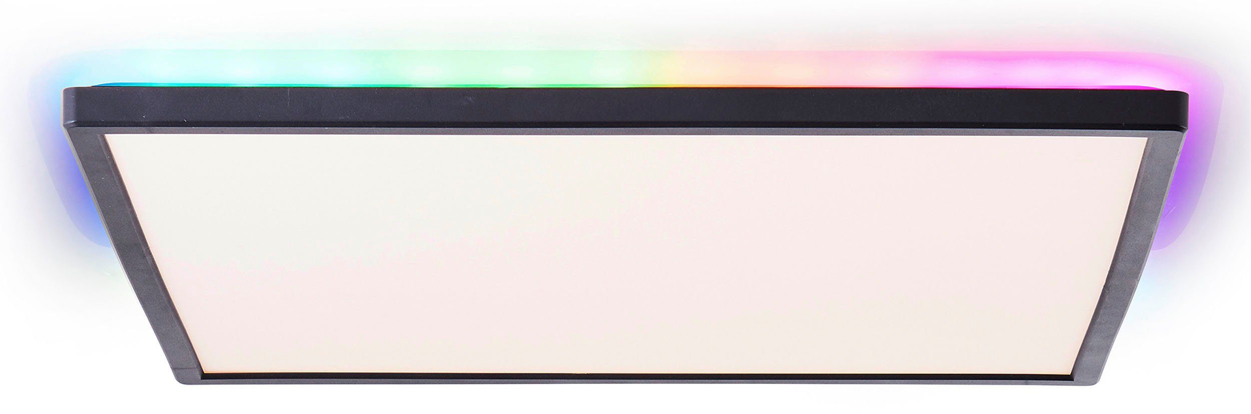 my home Led-plafondlamp Elliot 42 x 42 cm, 2500 lumen, 3000-6500 kelvin, wit/zwart (1 stuk)