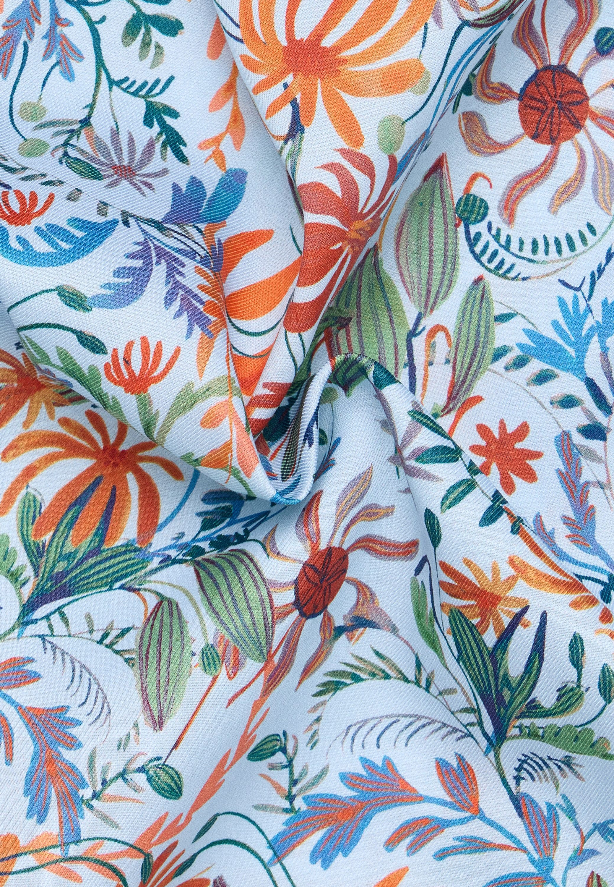 Eterna Overhemd met korte mouwen Comfort fit NON IRON (strijkvrij)