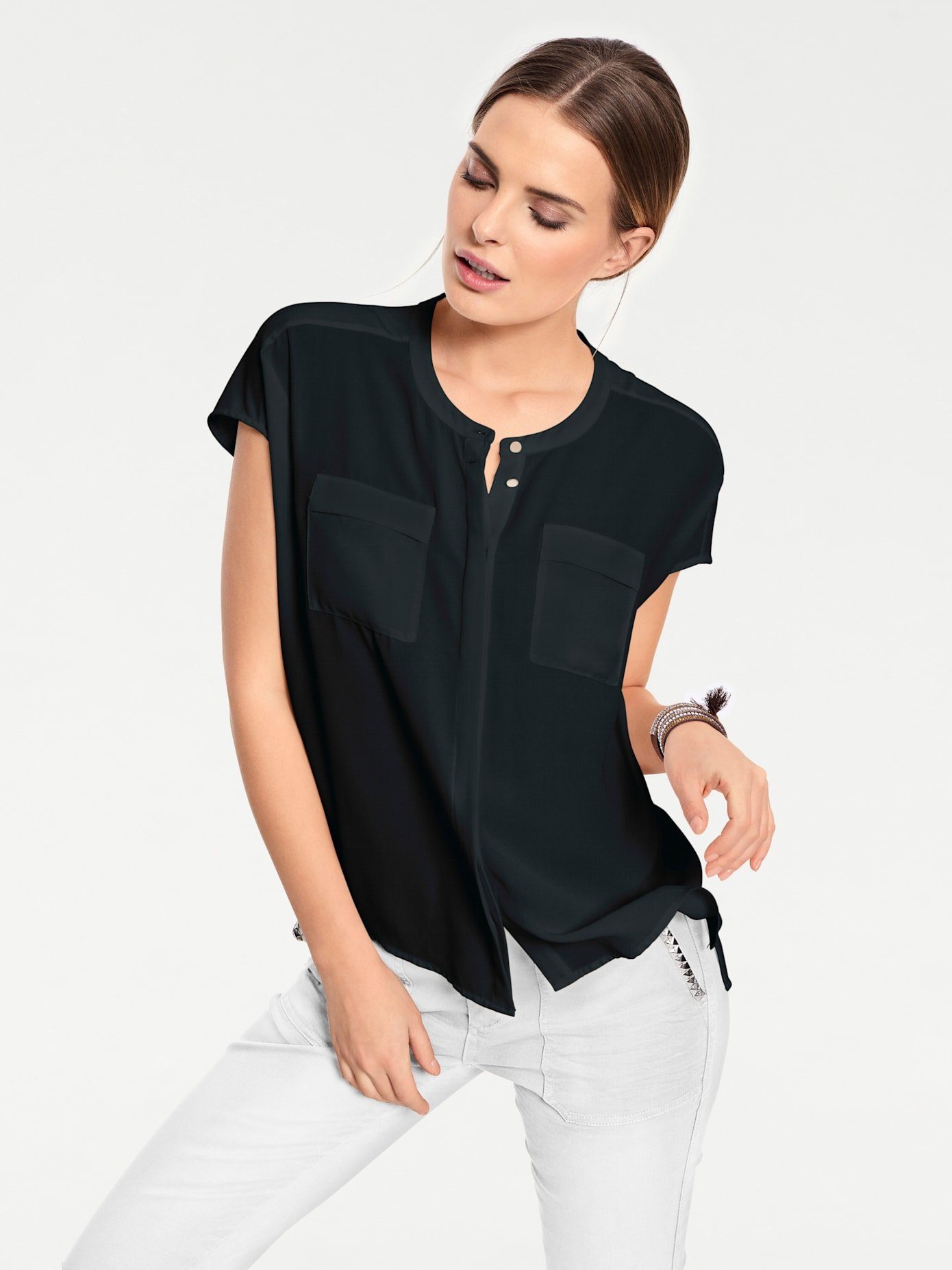 heine Blouse met korte mouwen