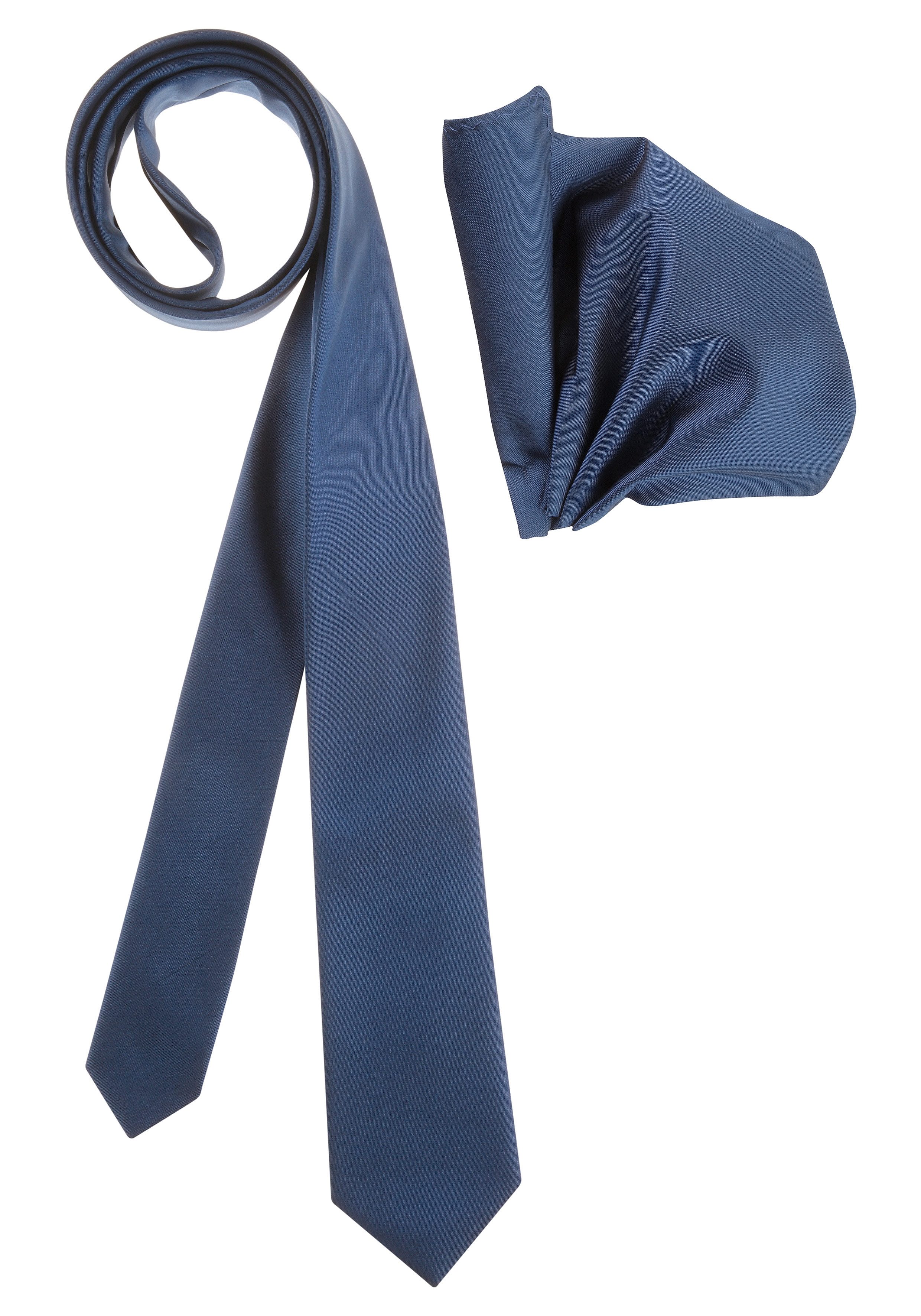 Bruno Banani Stropdas inclusief pochet (set, 2 stuks, Met pochet)