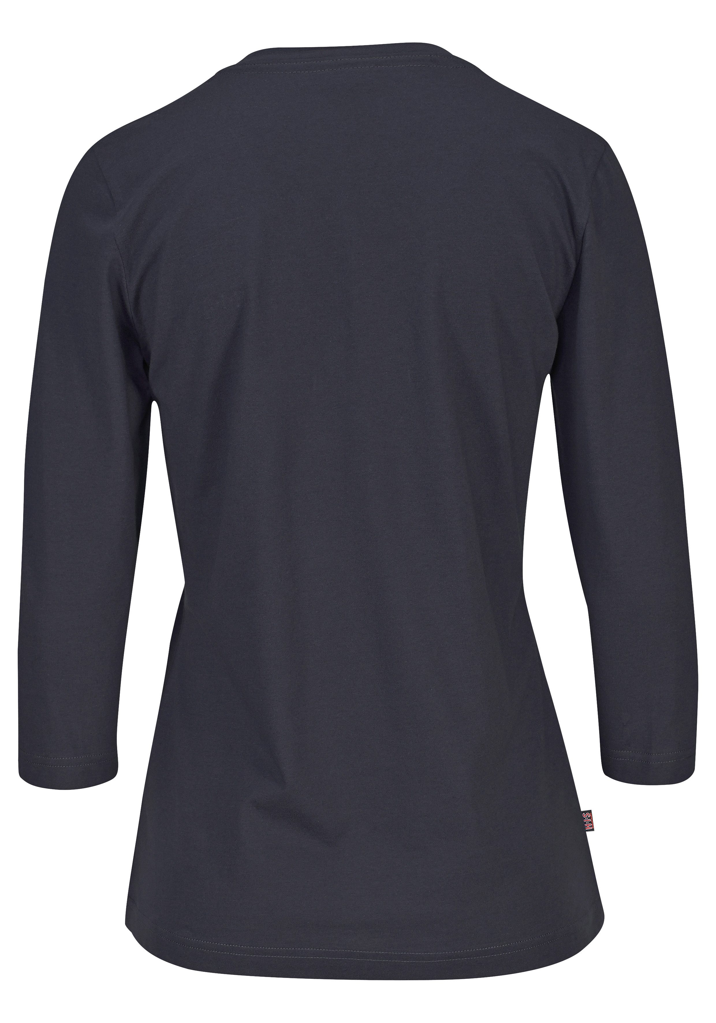 H.I.S Capripyjama met geruite broek en bijpassend basic shirt (2-delig, 1 stuk)