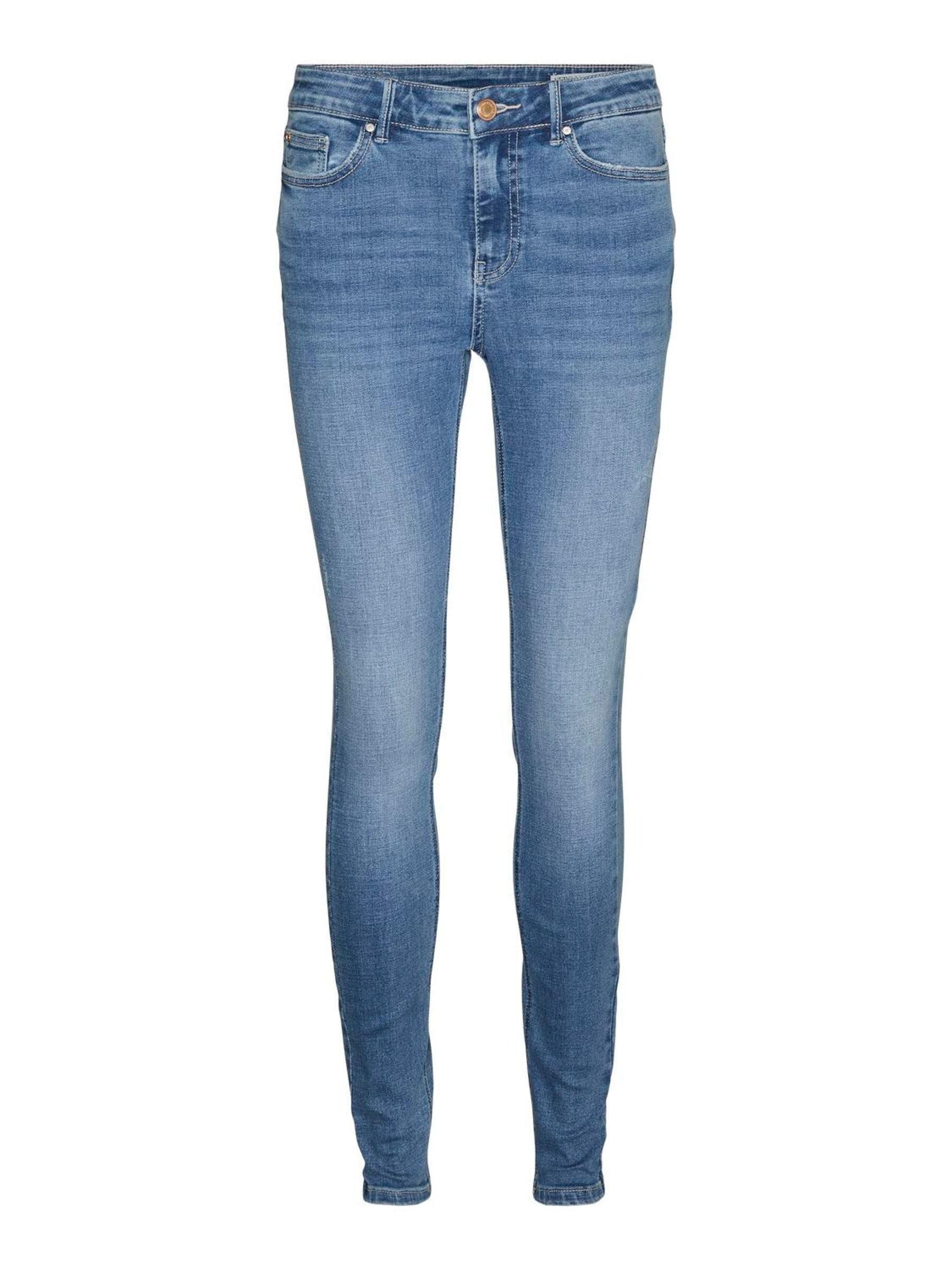 Vero Moda Curve Skinny fit jeans VMCFLASH MR SKINNY JEANS LI347 GA CUR