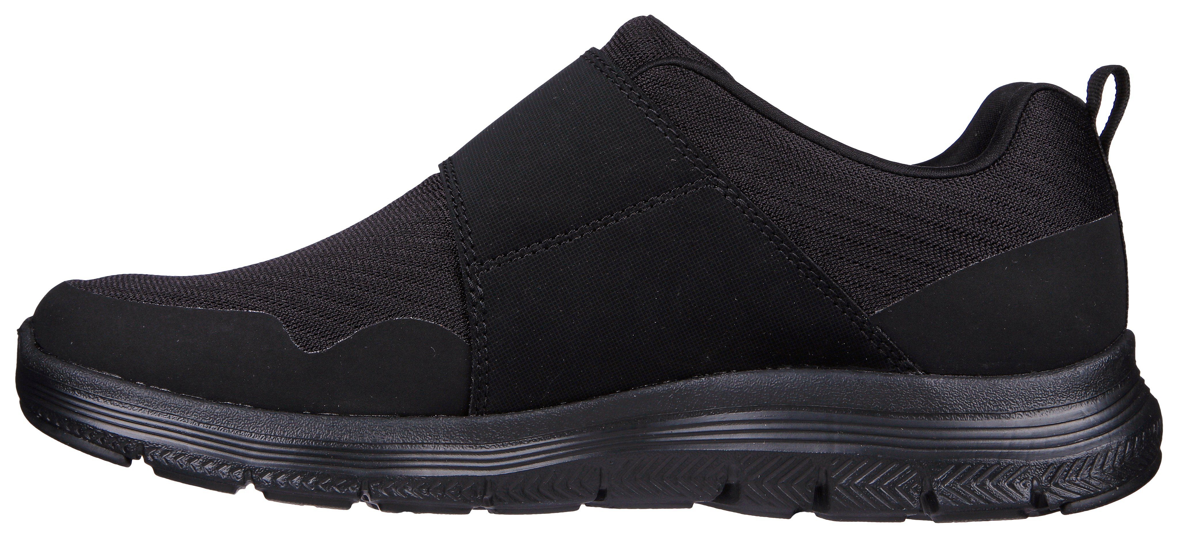 Skechers Slip-on sneakers FLEX ADVANTAGE 4.0-UPSHIFT Slipper, vrijetijdsschoen in monochrome look