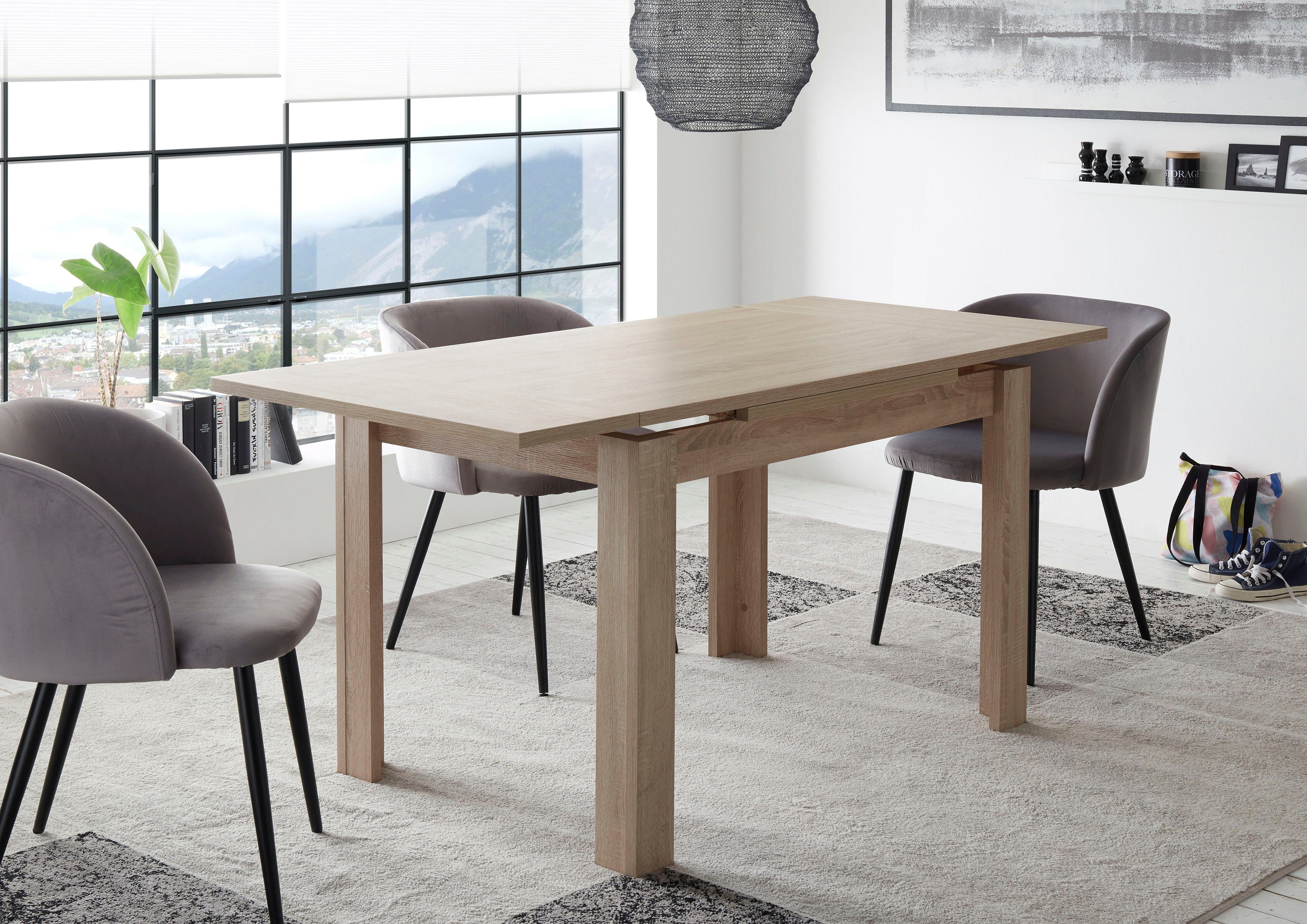 Mäusbacher Eettafel Monti BESTSELLER!, tafel, keukentafel, uitschuifbare tafel tot 280 cm