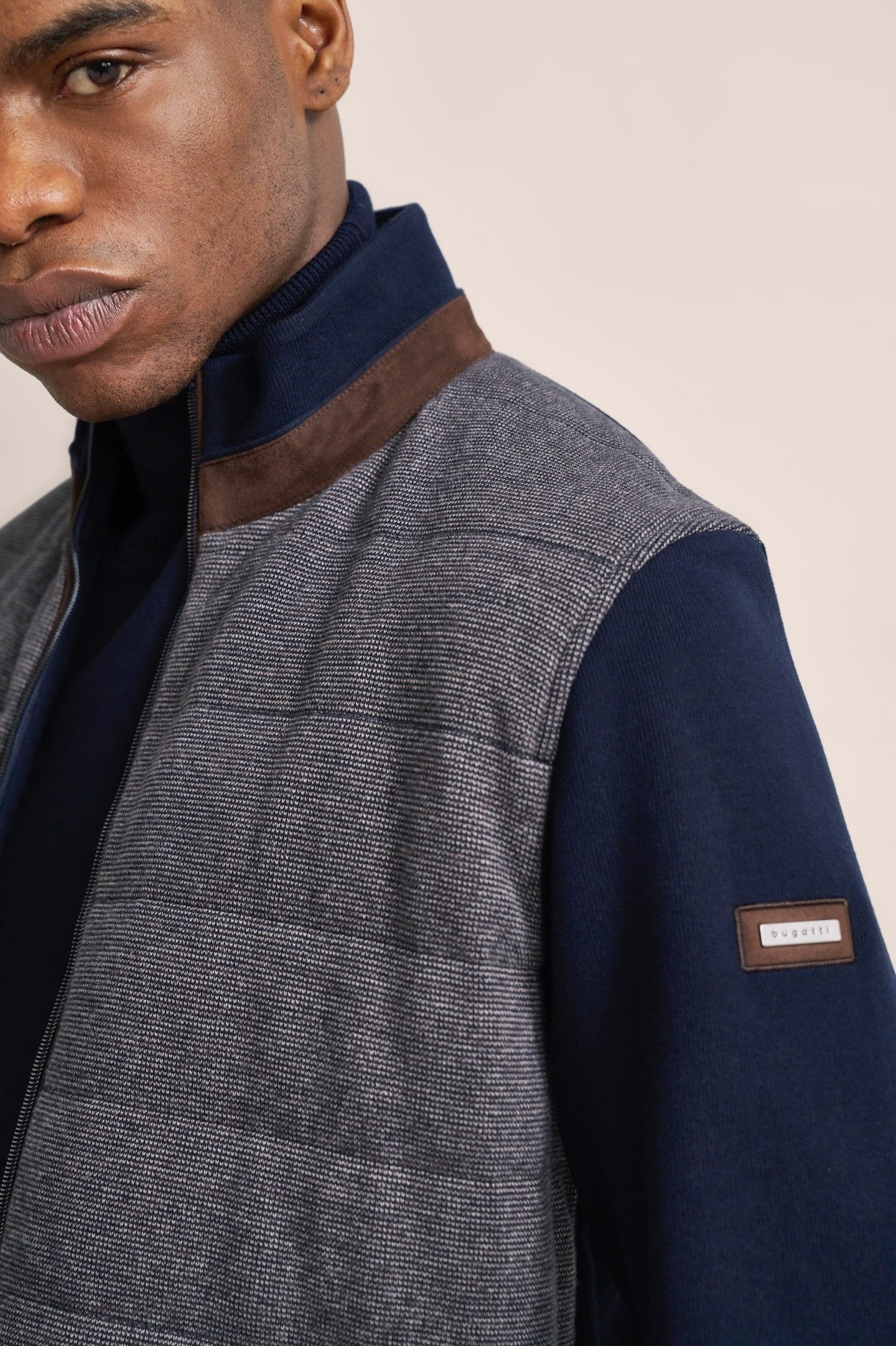 Bugatti Sweatvest gemaakt van 100% katoen