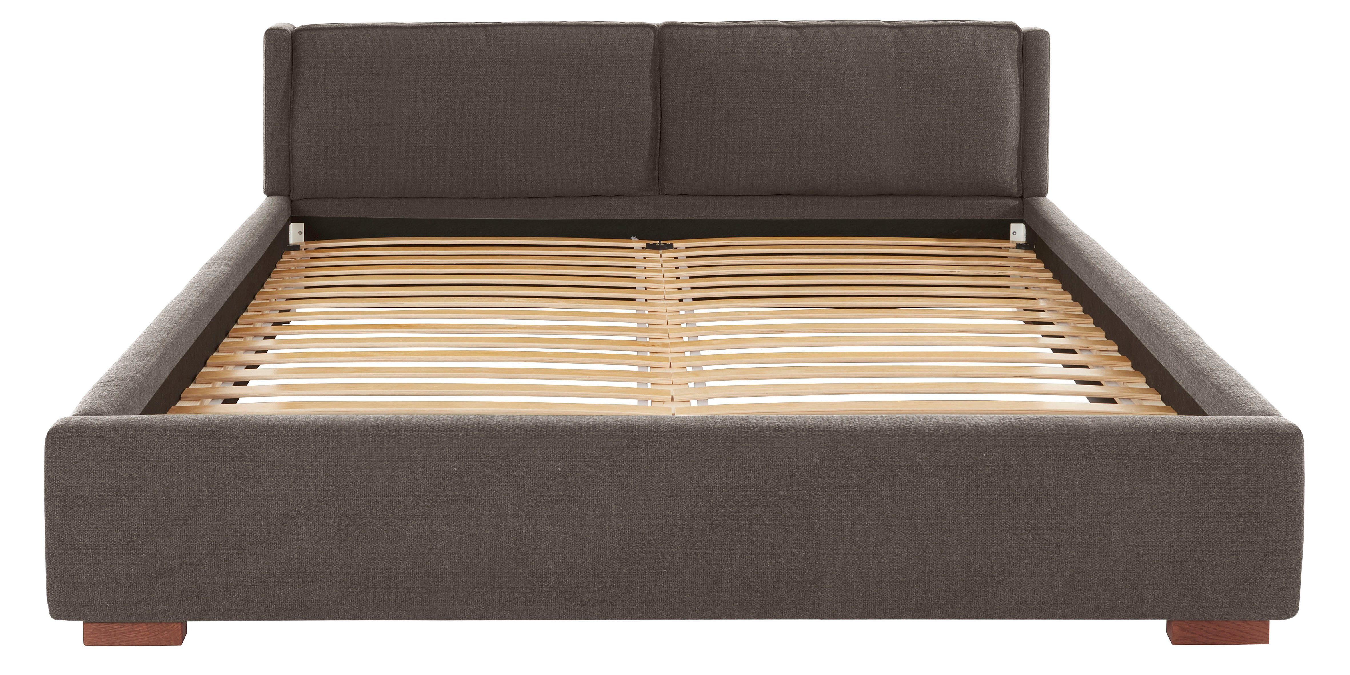 Home affaire Gestoffeerd bed Annera, kussenvulling met veren Inclusief lattenbodem, ligoppervlak 140 of 180 cm kiesbaar