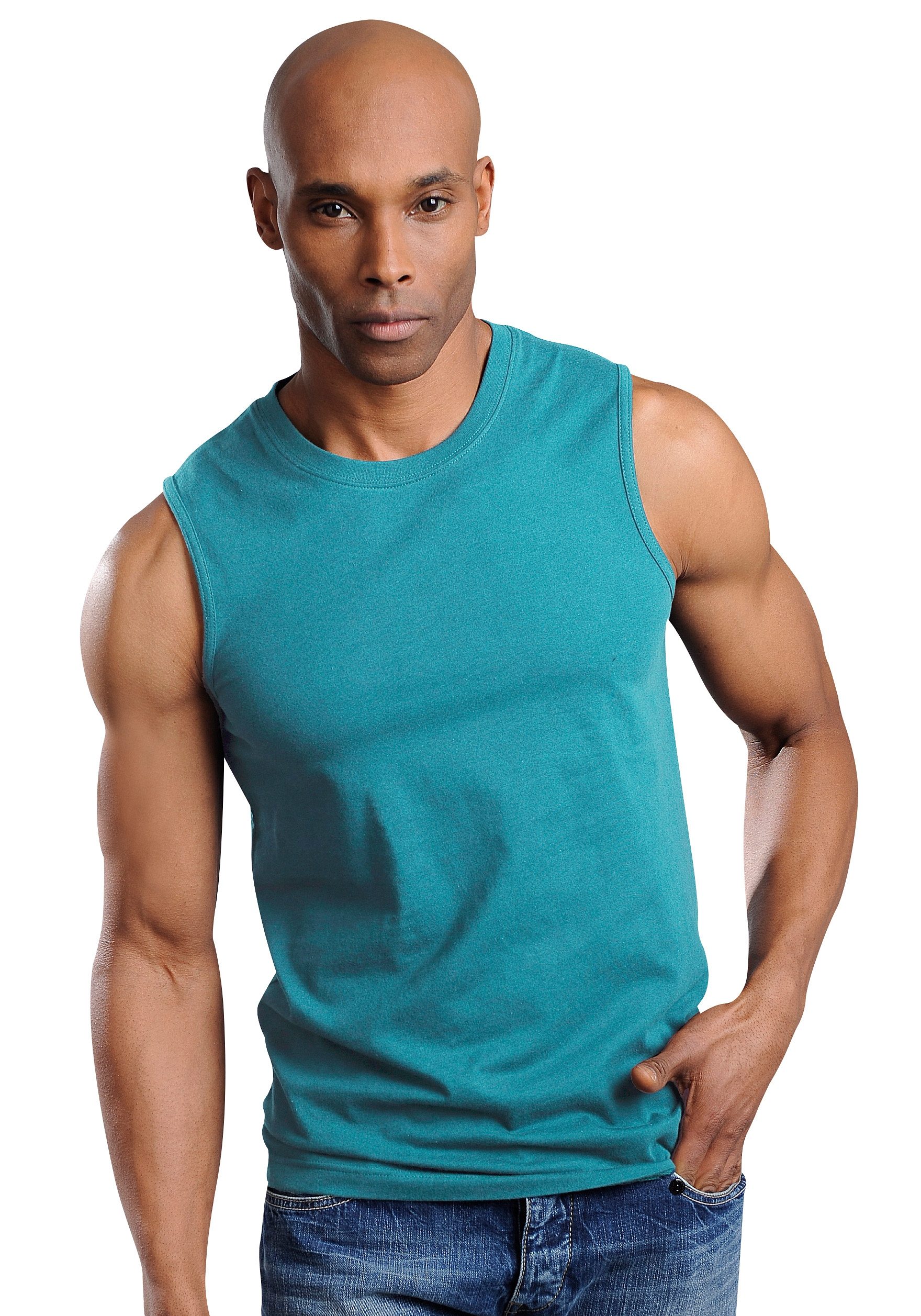 H.I.S Muscle-shirt met een ronde hals (set, 3-delig)